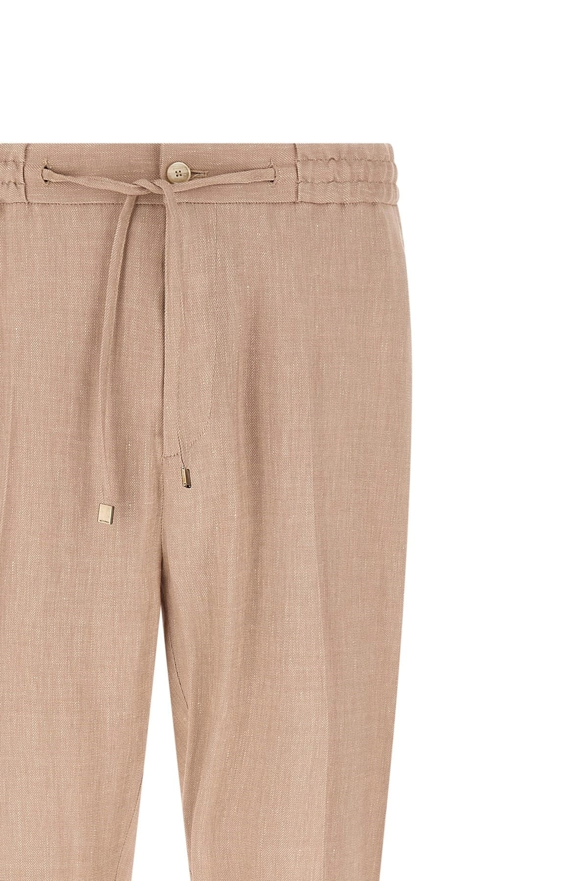 Etro Etro Flamed Linen Joggers