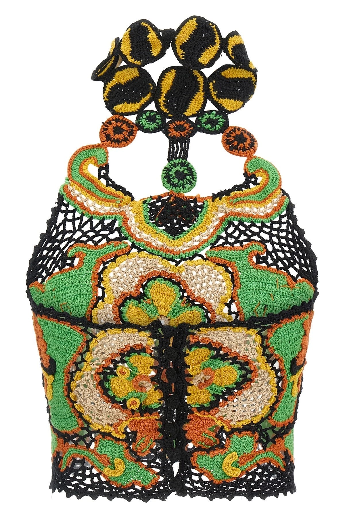 Etro Etro Floral Crochet Top