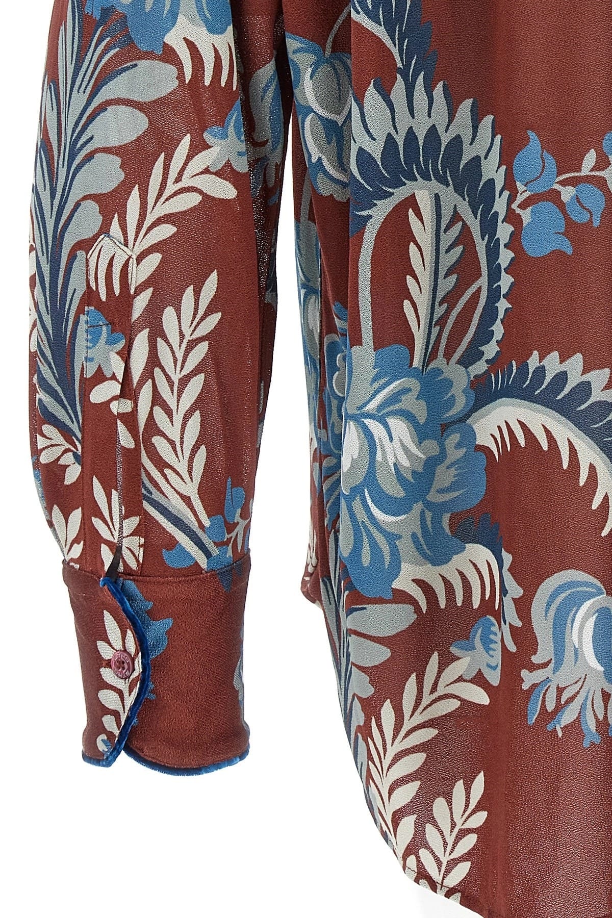 Etro Etro Floral Foliage Print Shirt