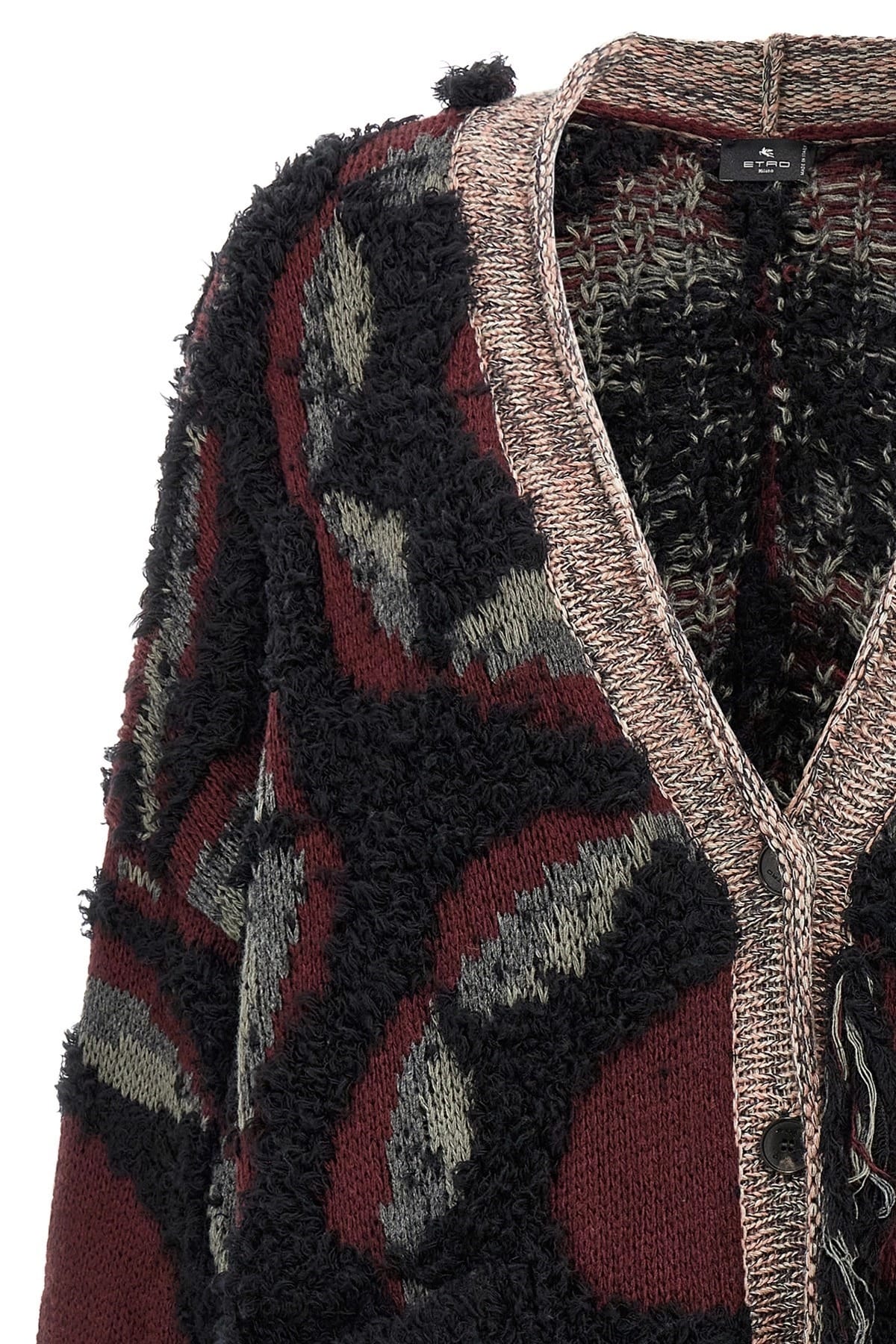 Etro Etro Fringed Oversized Cardigan
