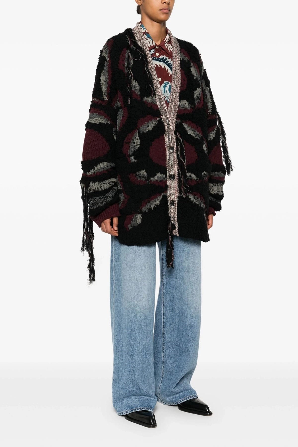 Etro Fringed Oversized Cardigan - alternate view