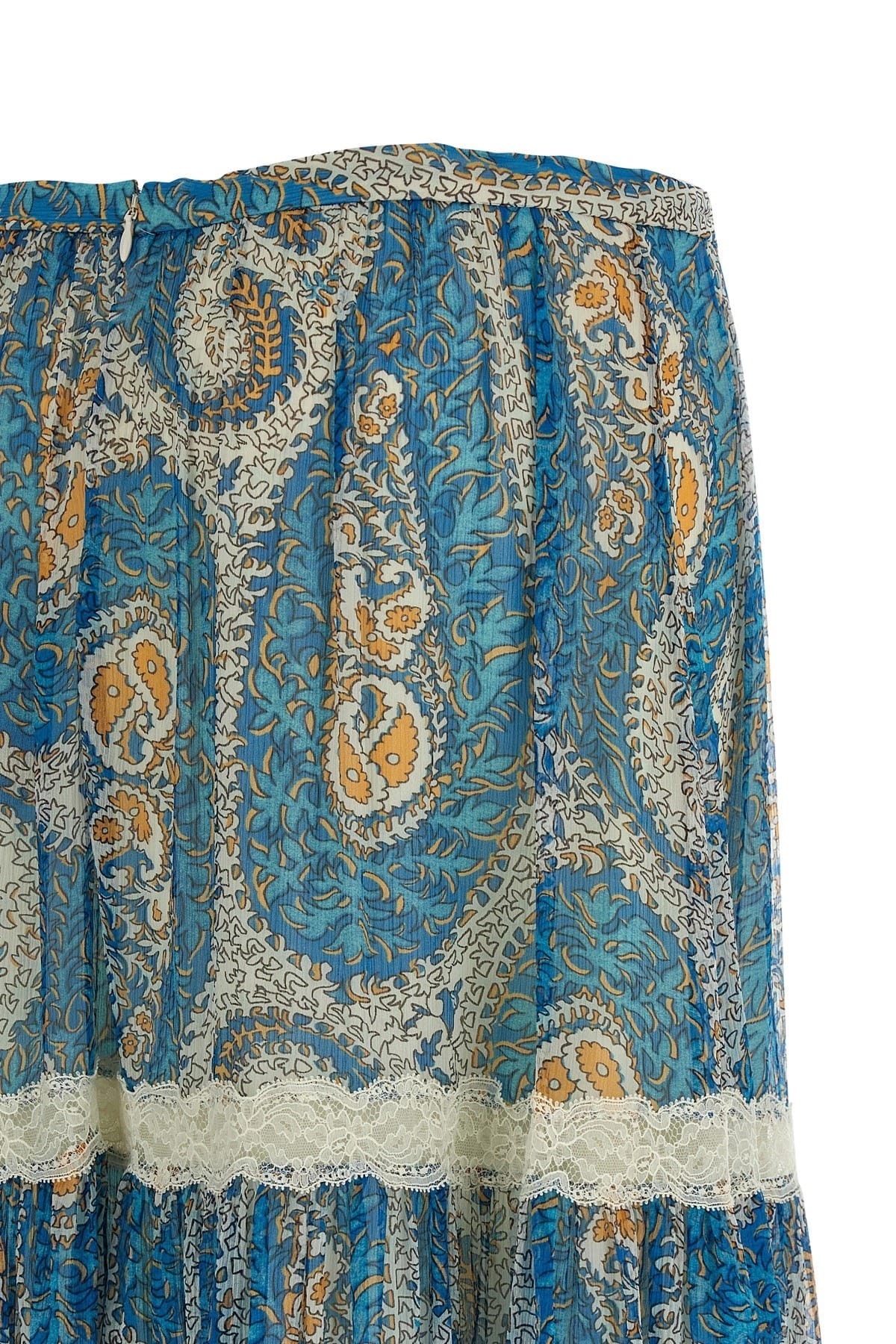 Etro Etro Lace Insert Maxi Skirt