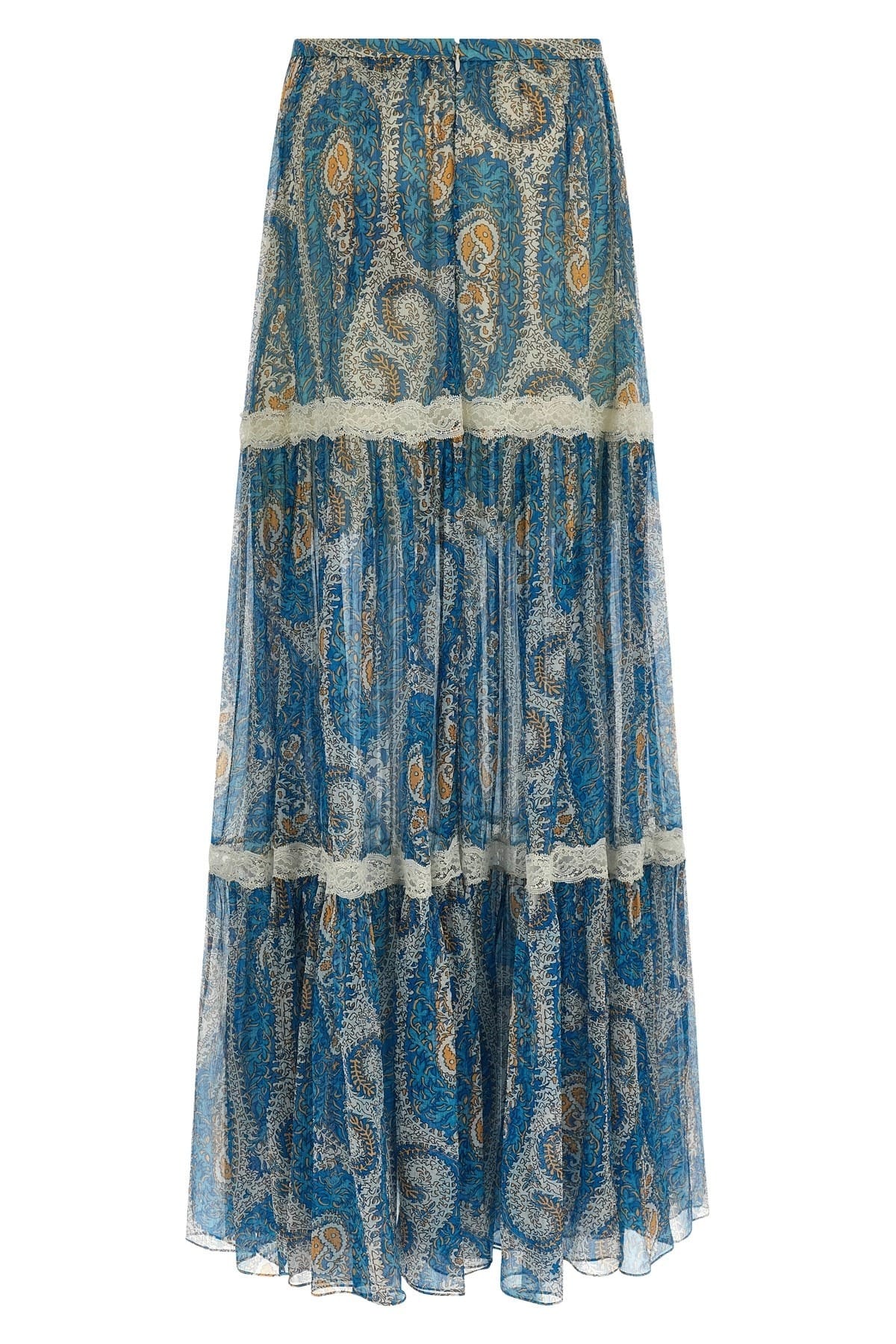 Etro Etro Lace Insert Maxi Skirt