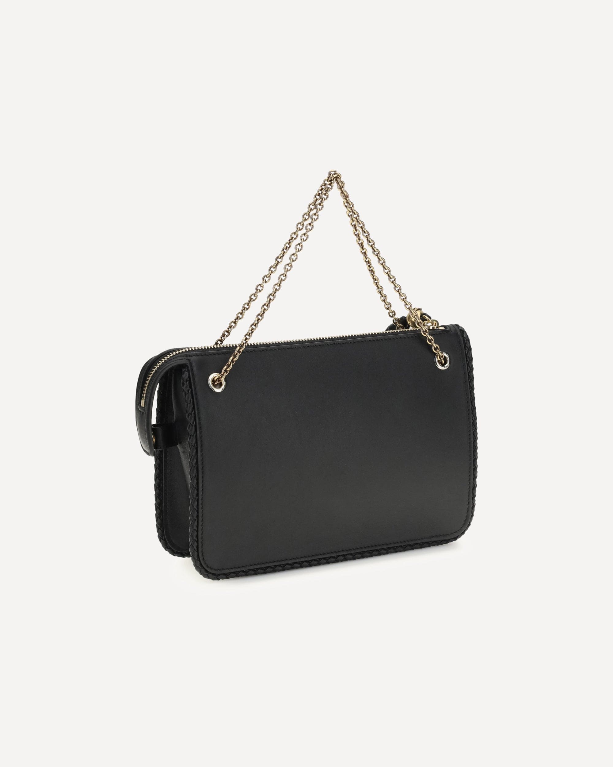 Etro Leather Crossbody Clutch