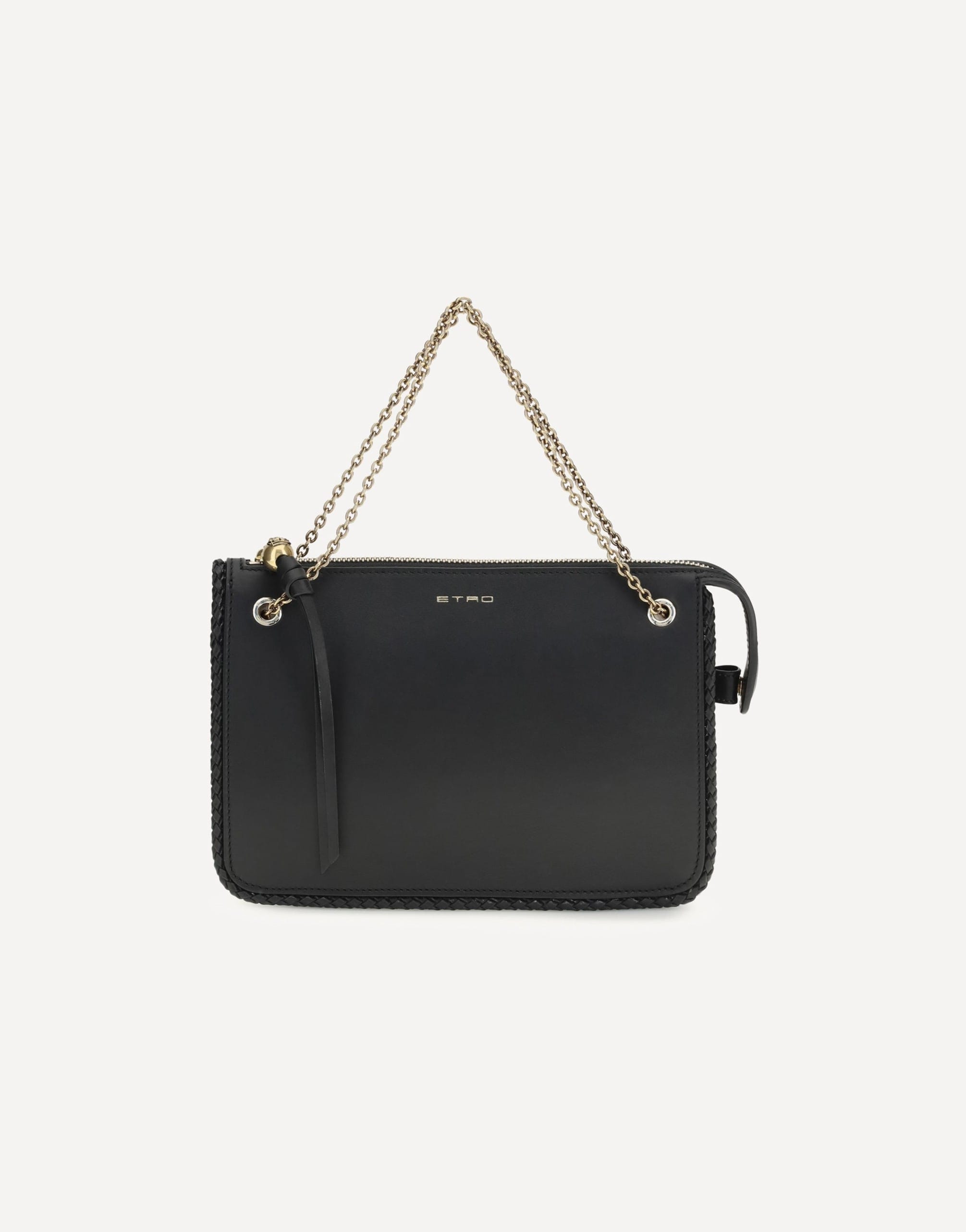 Etro Leather Crossbody Clutch
