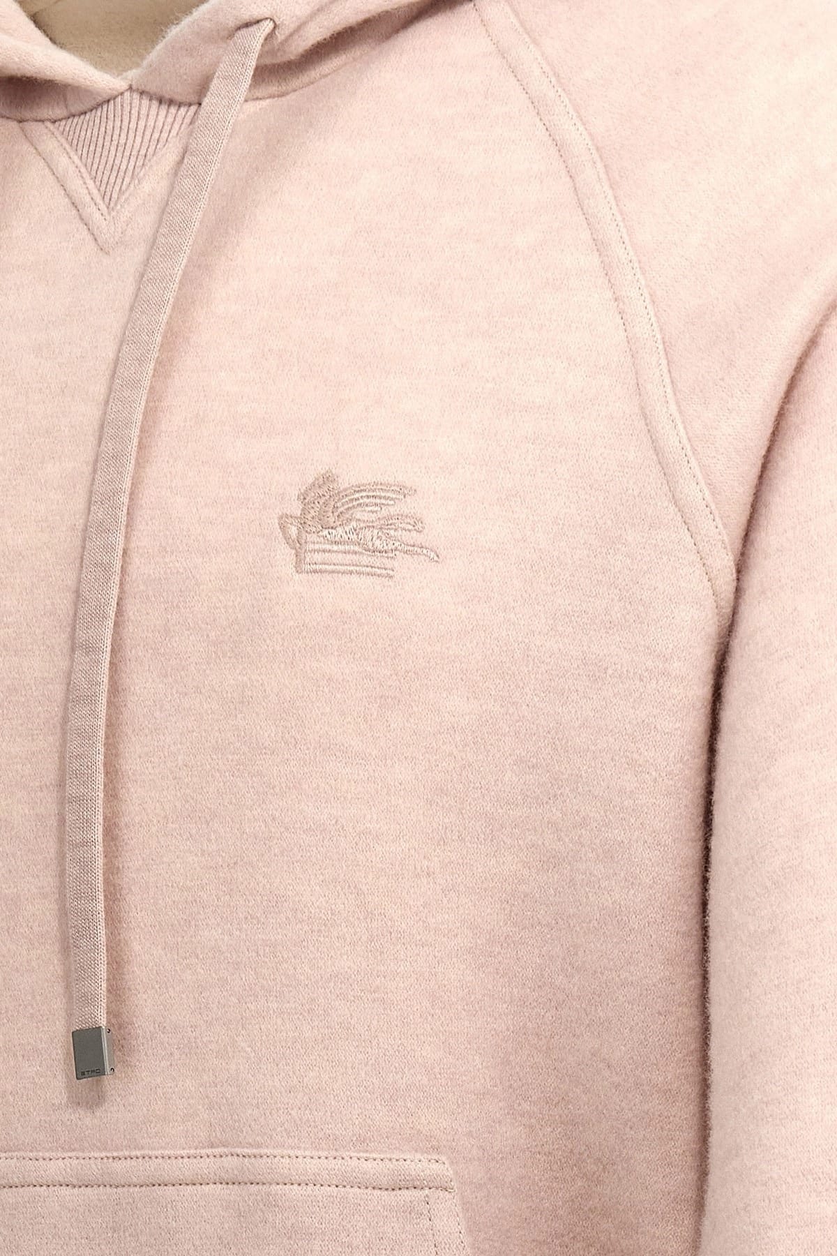 Etro Etro Logo Embroidered Wool Hoodie