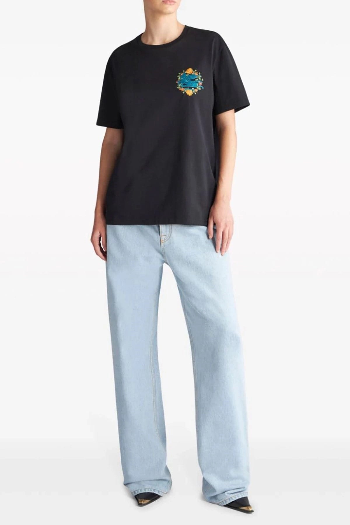 Etro Etro Logo Embroidery T-Shirt