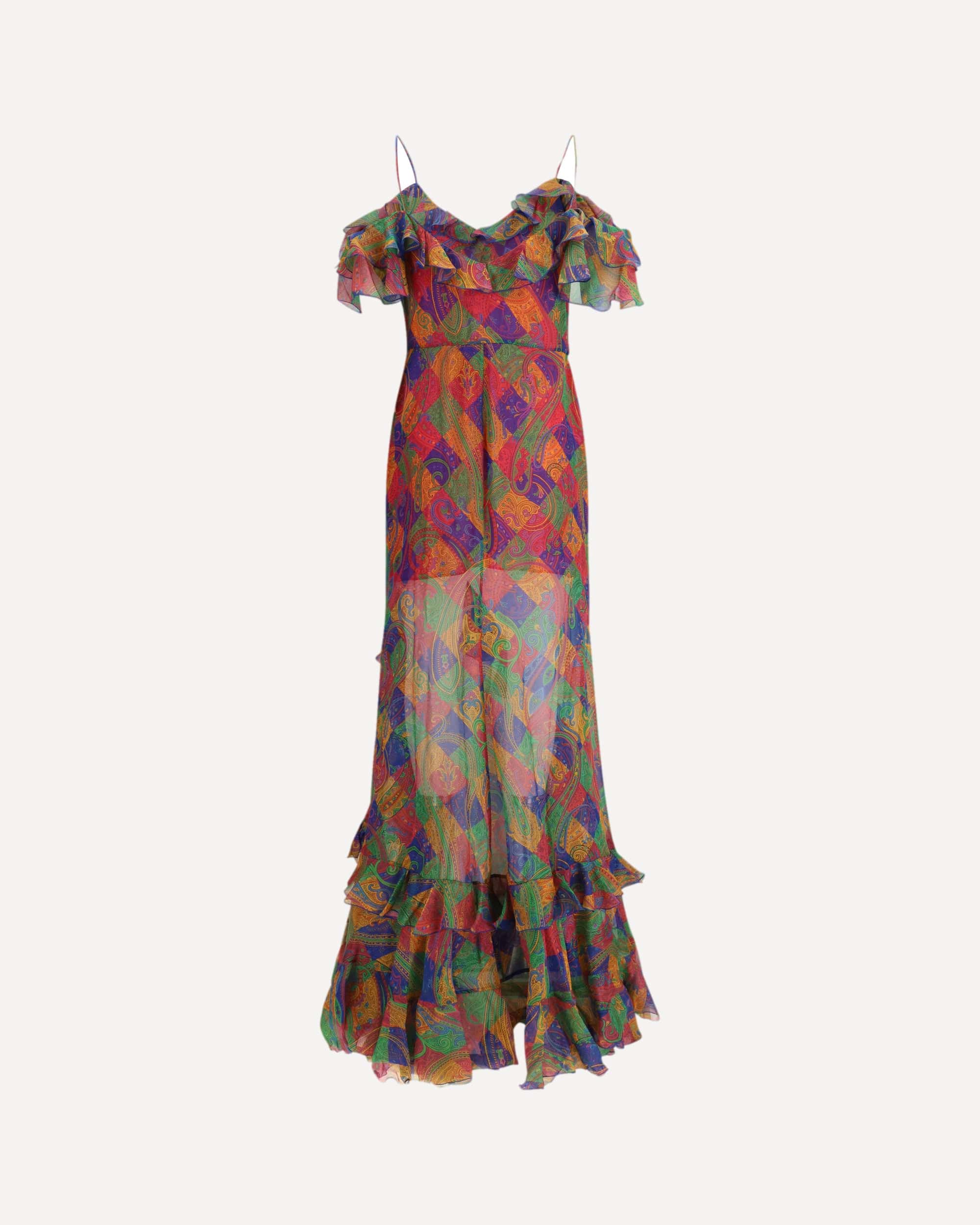 Etro Long Silk Maxi Dress - alternate view