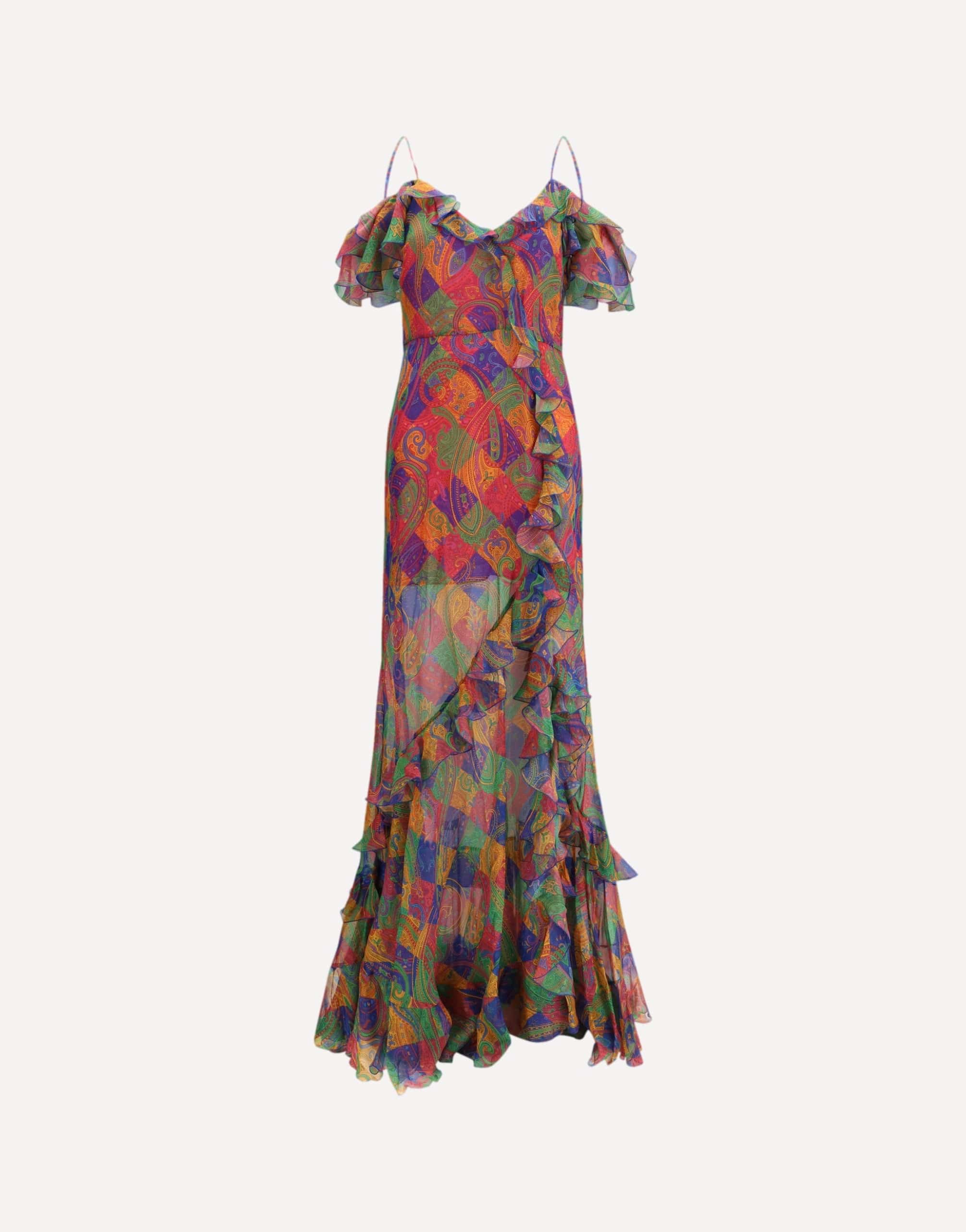 Etro Long Silk Maxi Dress