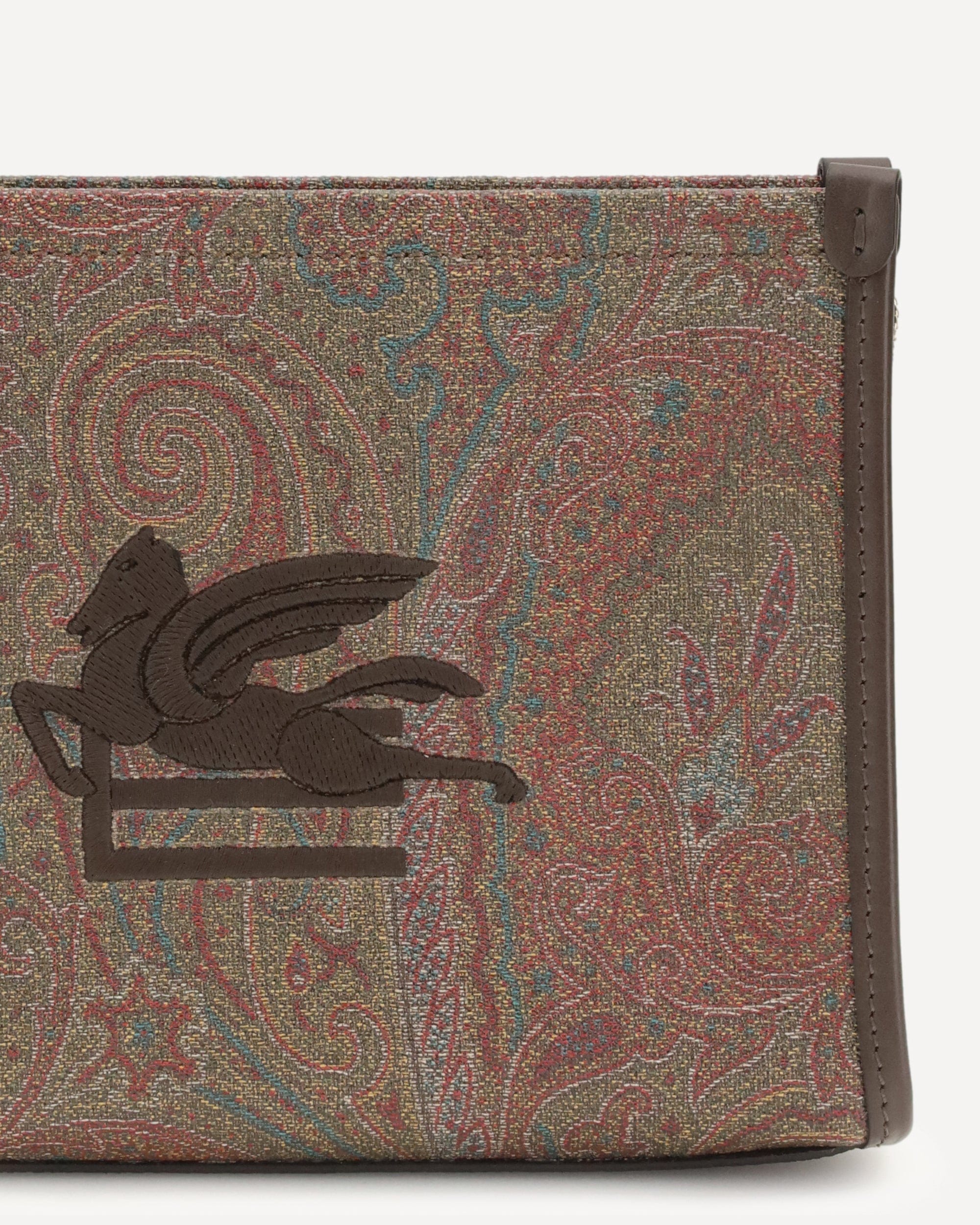 Etro Etro Medium Pouch Paisley Jacquard