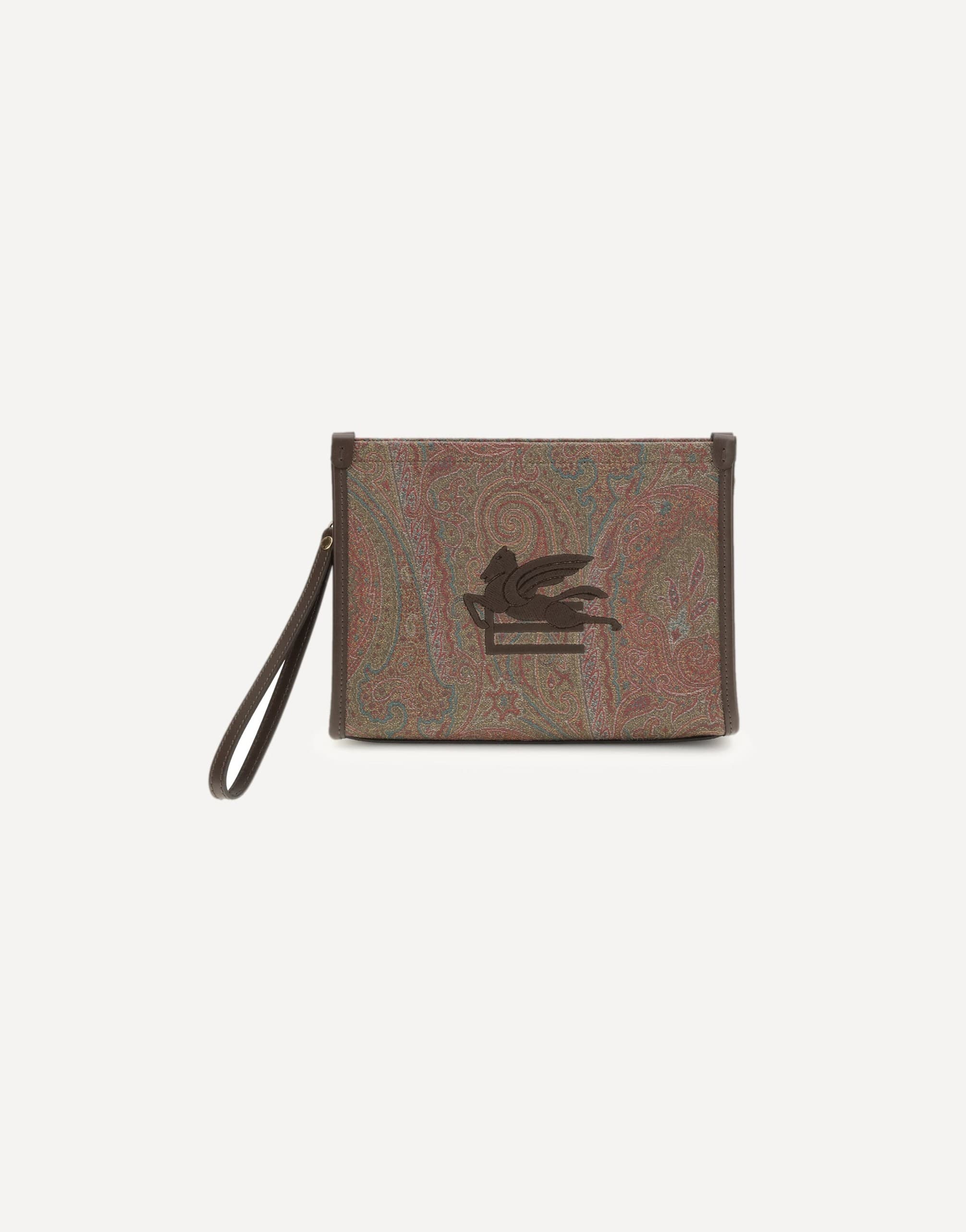 Etro Etro Medium Pouch Paisley Jacquard
