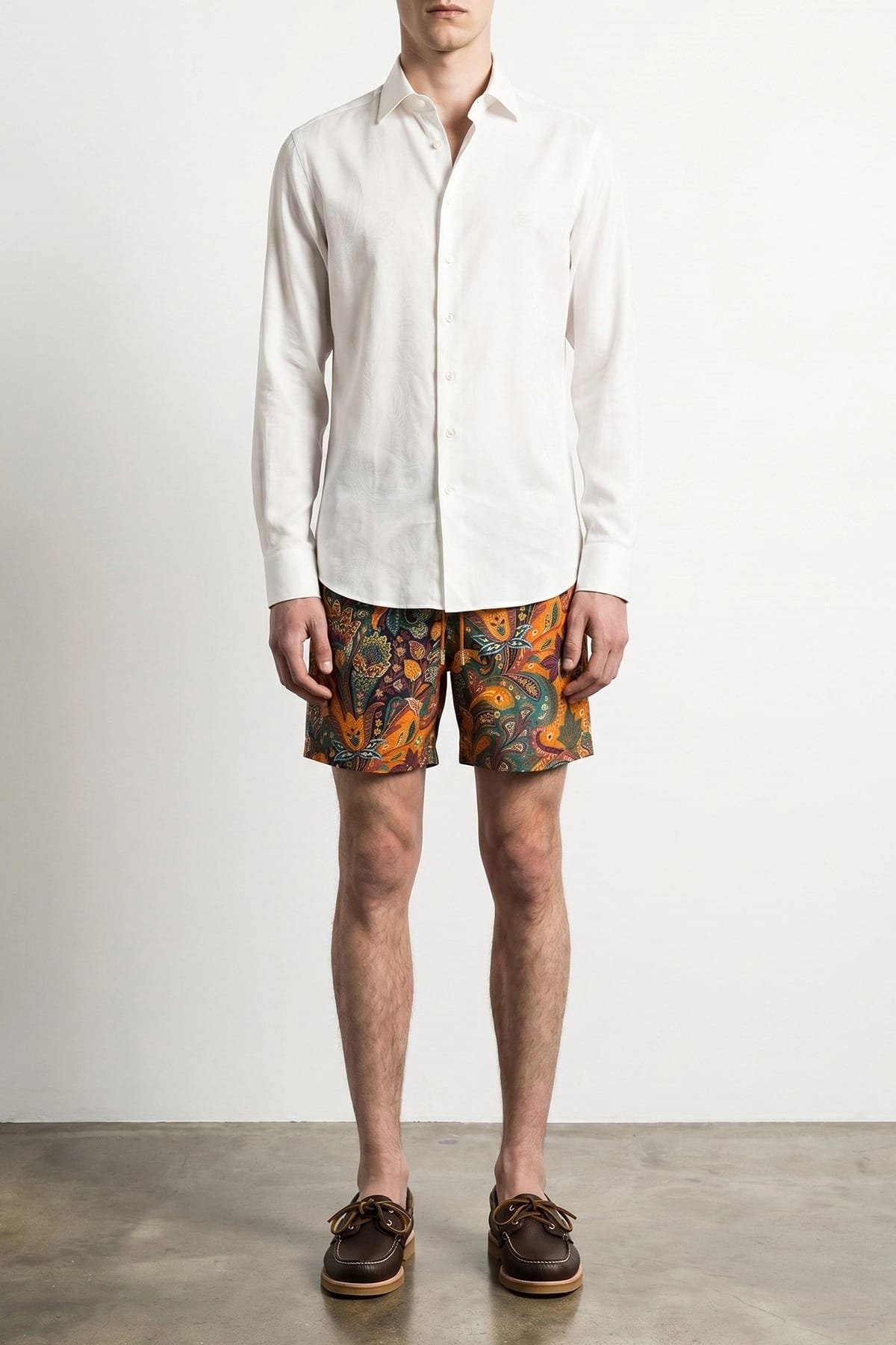 Etro Badehose mit Paisley-Blumenmuster - alternate view