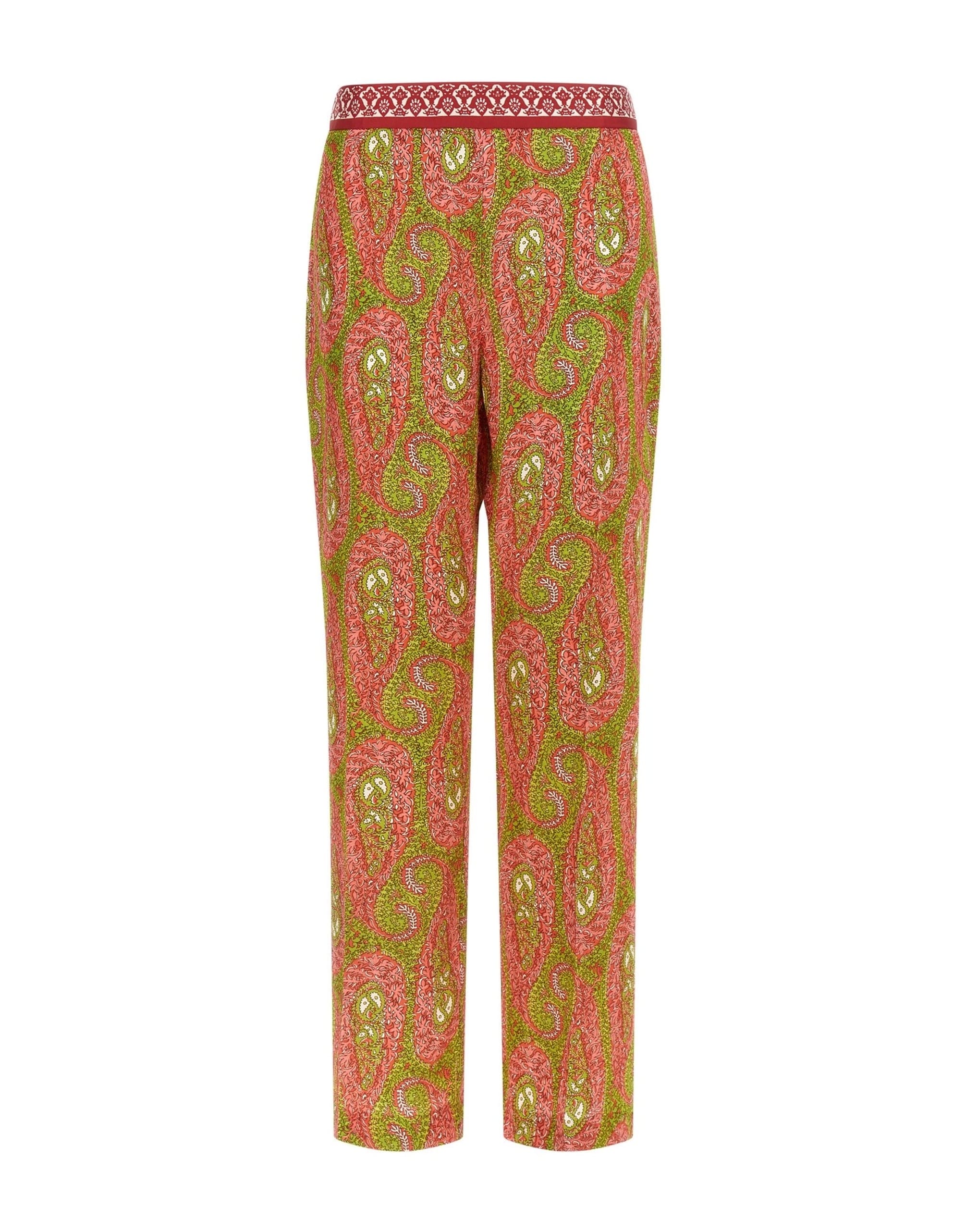 Etro ペイズリーリーフパンツ | Sendegaro JP