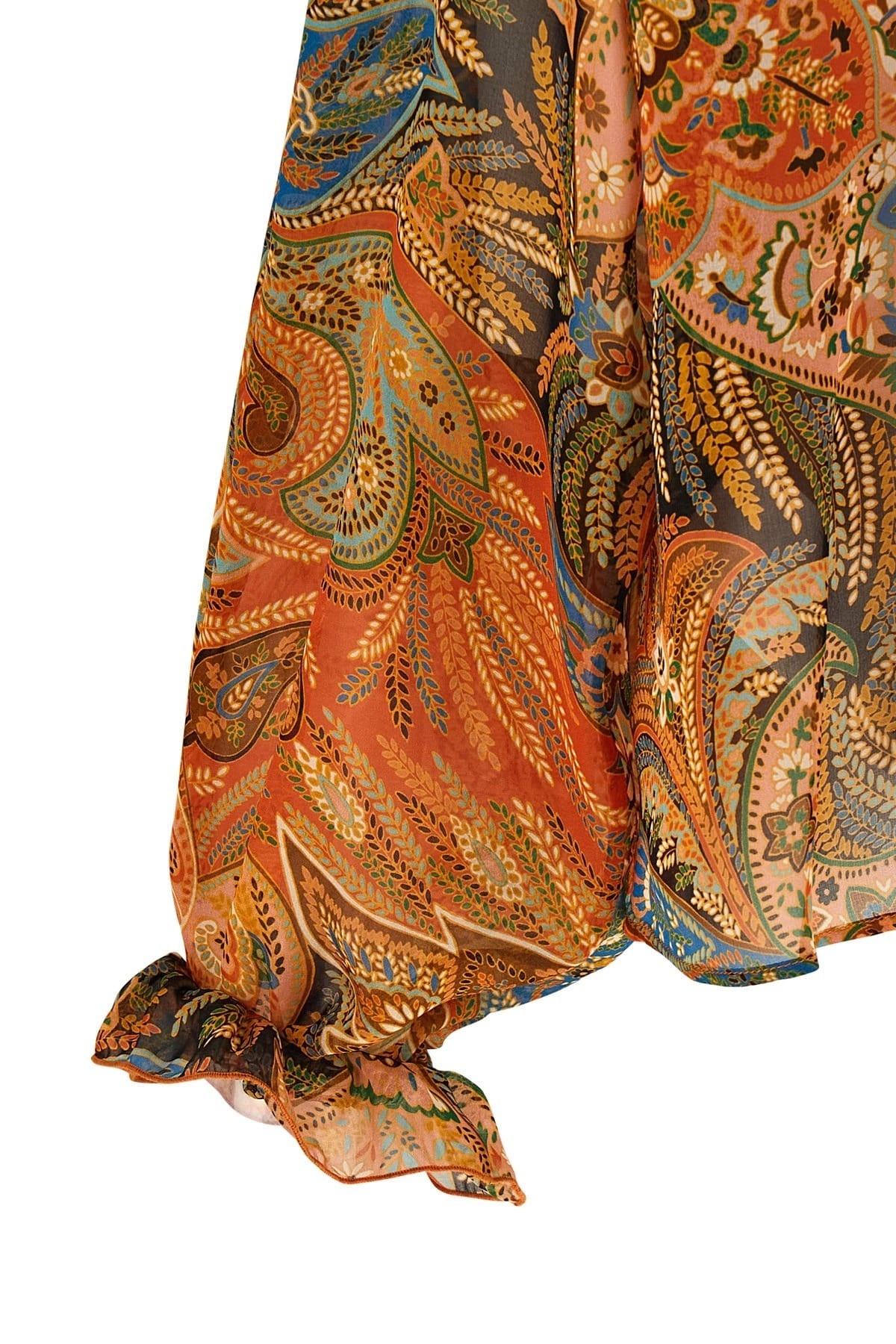 Etro Etro Paisley Print Chiffon Shirt