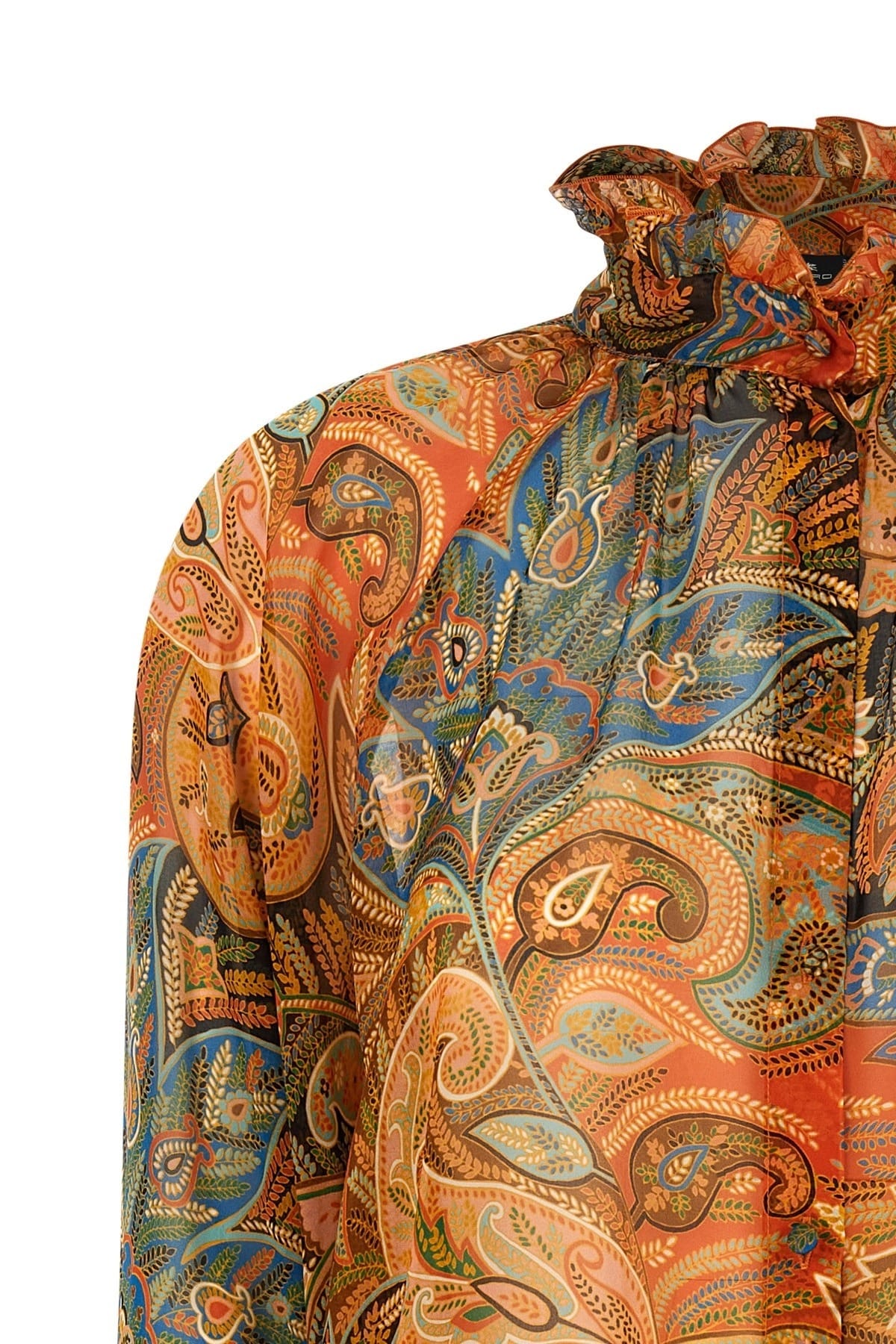 Etro Etro Paisley Print Chiffon Shirt