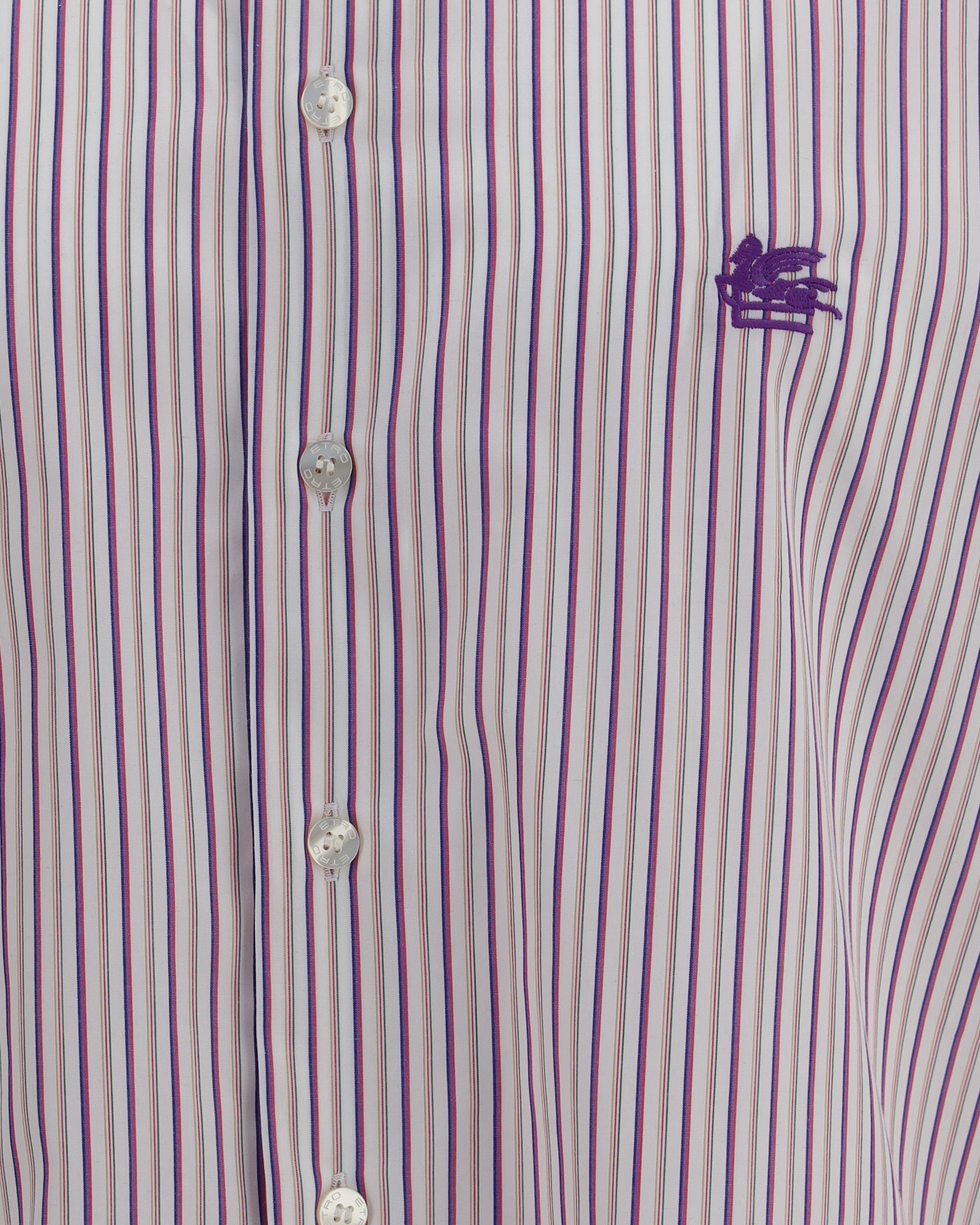 Camicia in cotone a righe Etro Roma