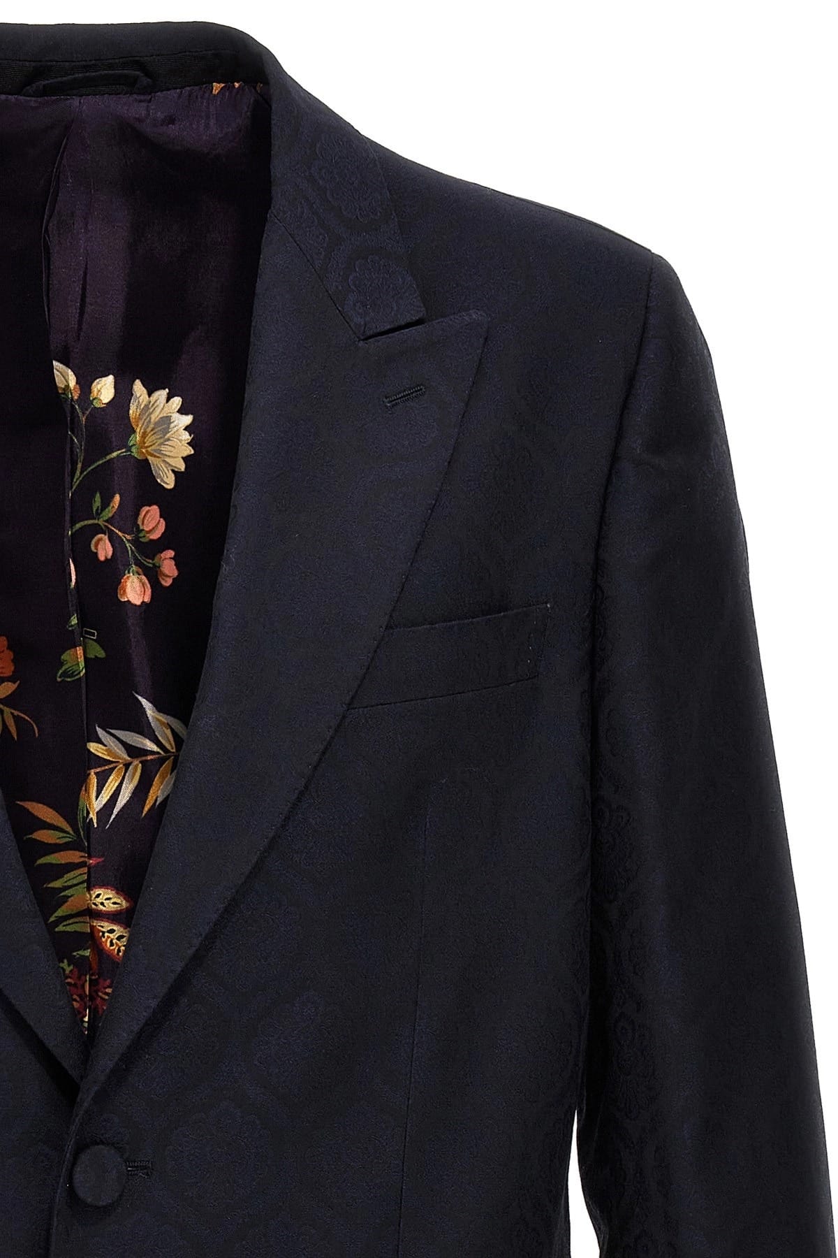 Etro Etro Single-Breasted Jacquard Blazer