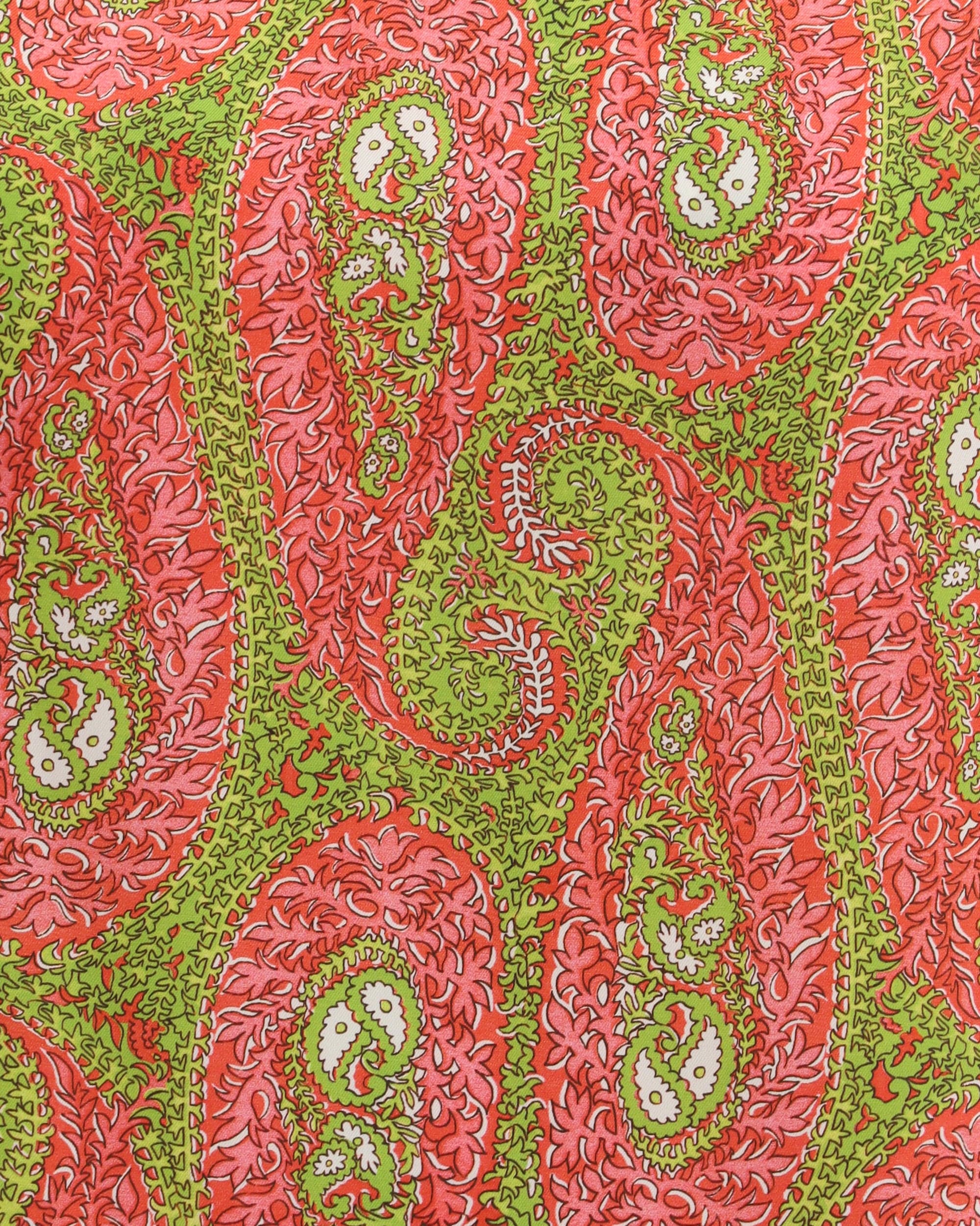 Etro Twill Top With Paisley Foliage Motif
