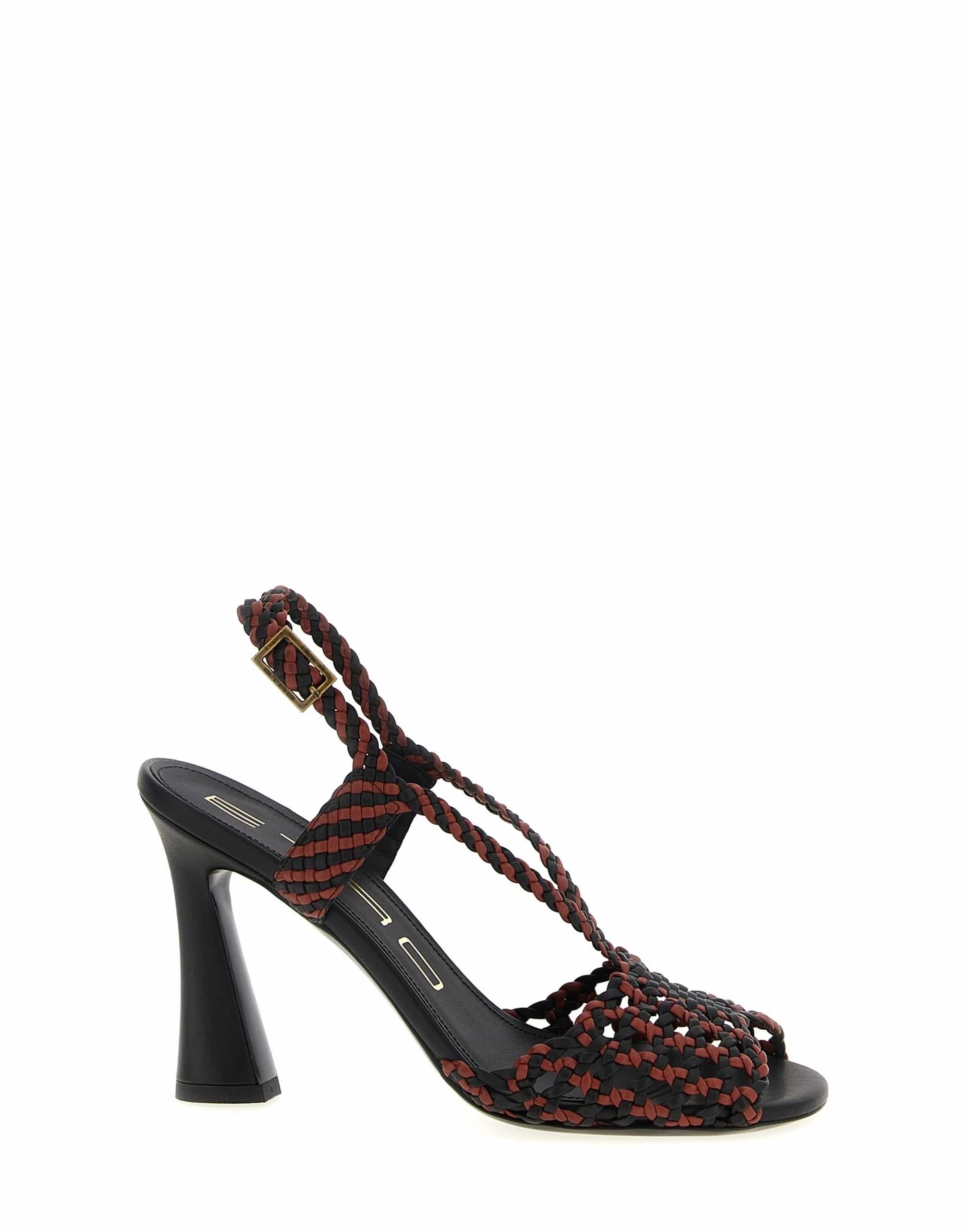Etro Etro Two-Tone Woven Heel Sandals