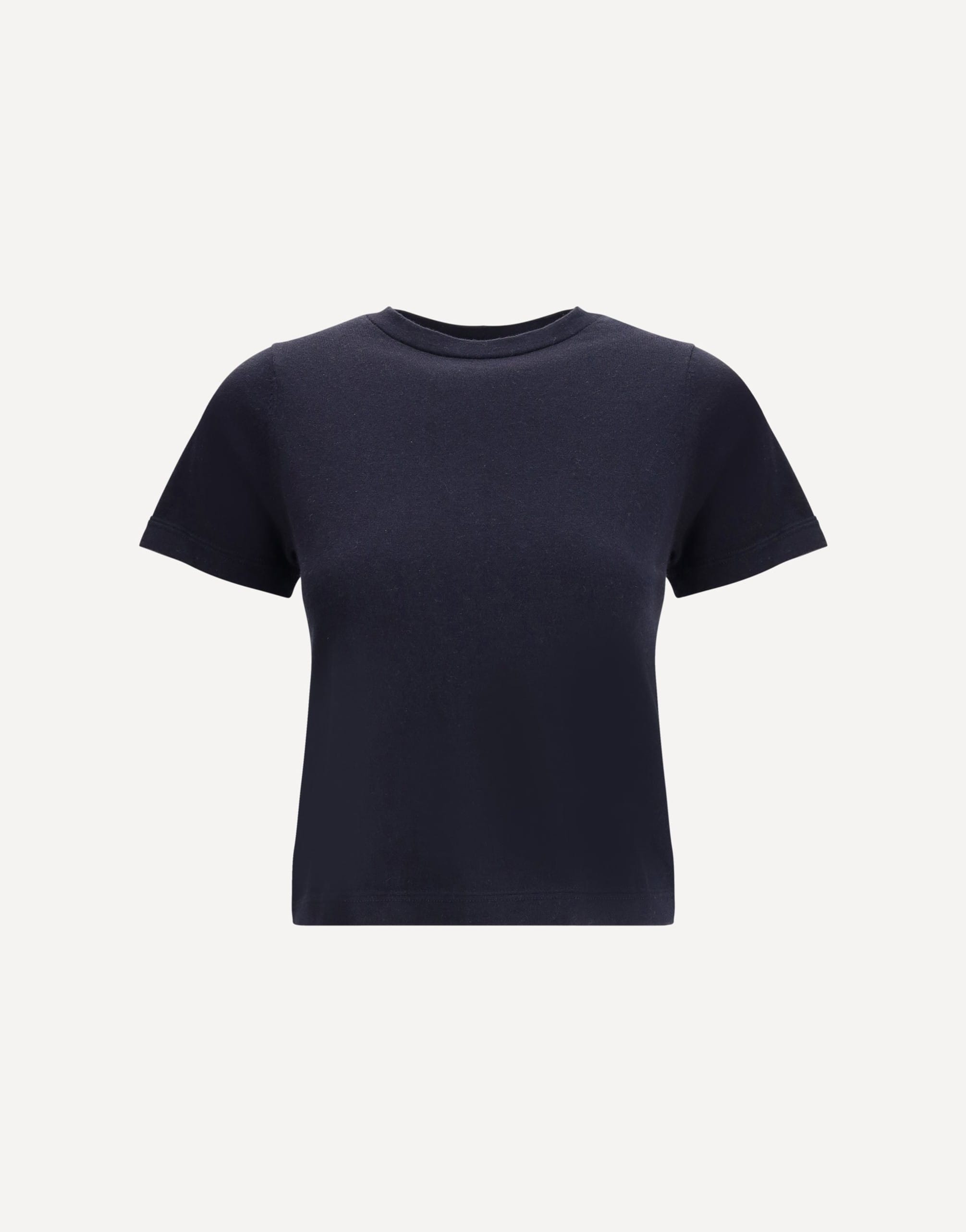 Extreme Cashmere Cashmere-Cotton Cropped Knit T-Shirt