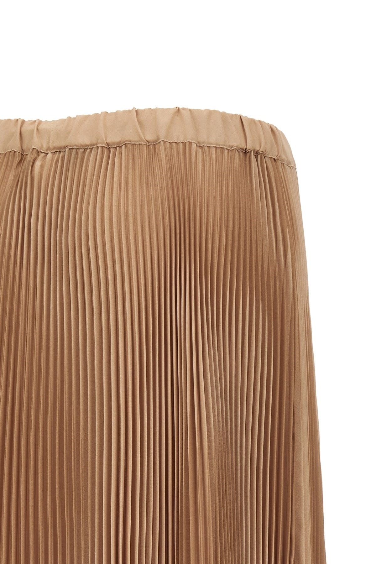Fabiana Filippi Fabiana Filippi Beige Two-Tone Pleated Midi Skirt