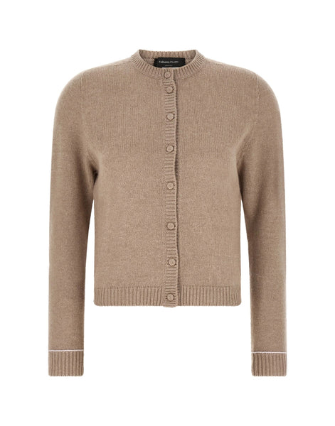 Fabiana Filippi Covered Buttons Cardigan | Sendegaro