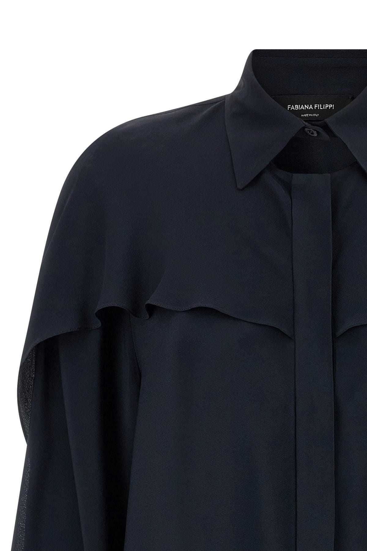 Fabiana Filippi Fabiana Filippi Cut Out Collar Detail Shirt