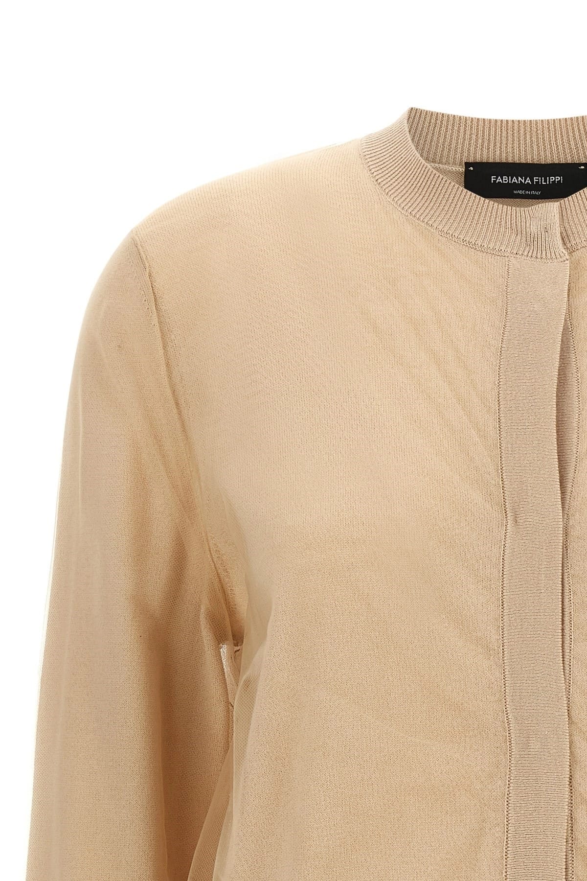 Fabiana Filippi Double Layer Tulle Cardigan | Sendegaro ZA