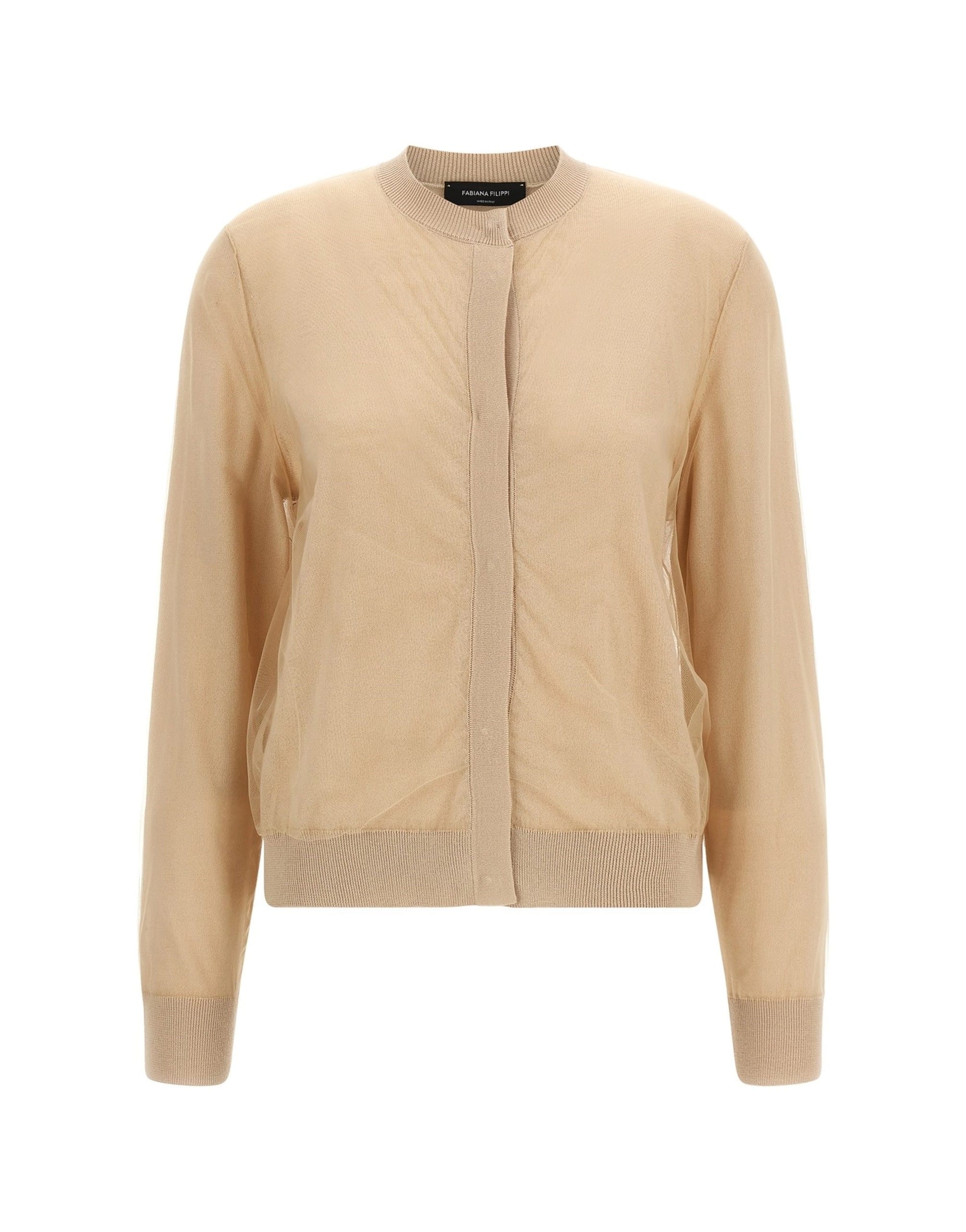 Fabiana Filippi Double Layer Tulle Cardigan | Sendegaro ZA