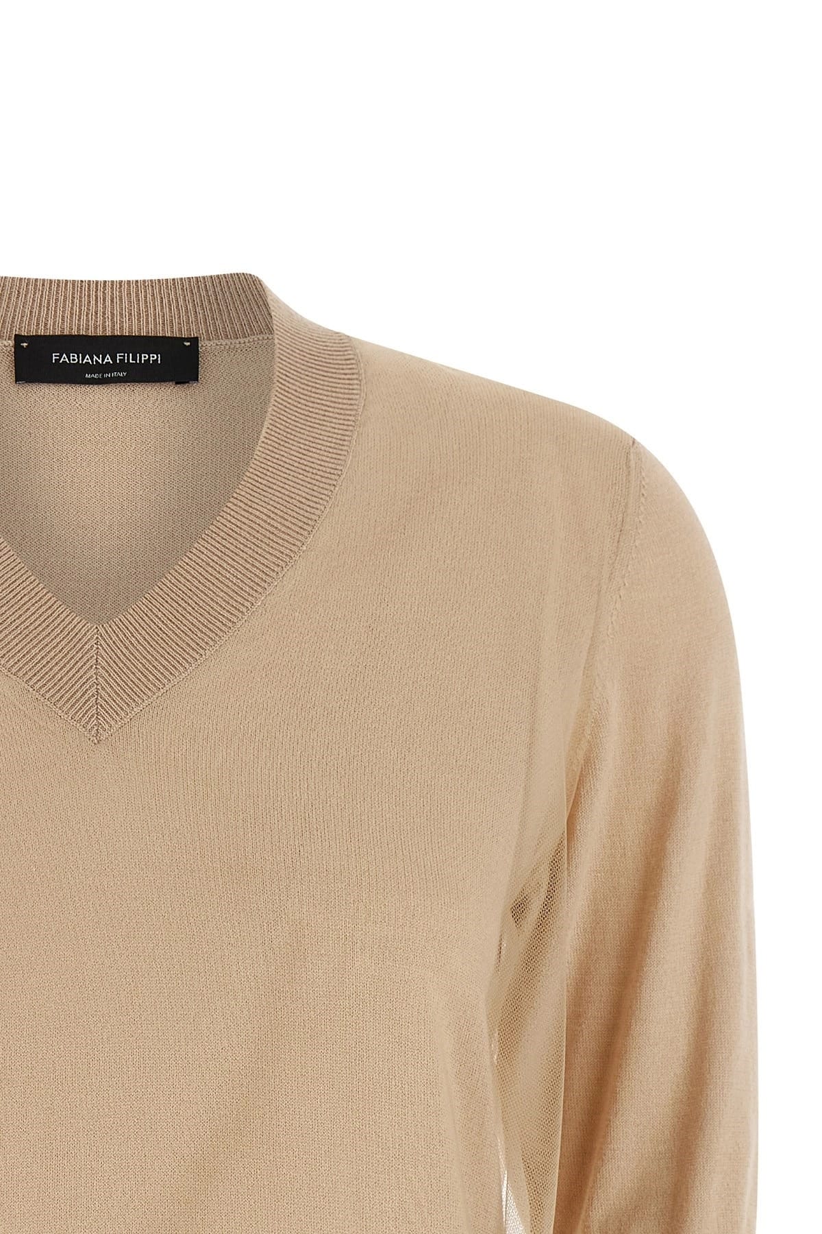Fabiana Filippi Fabiana Filippi Double Layer Tulle Sweater