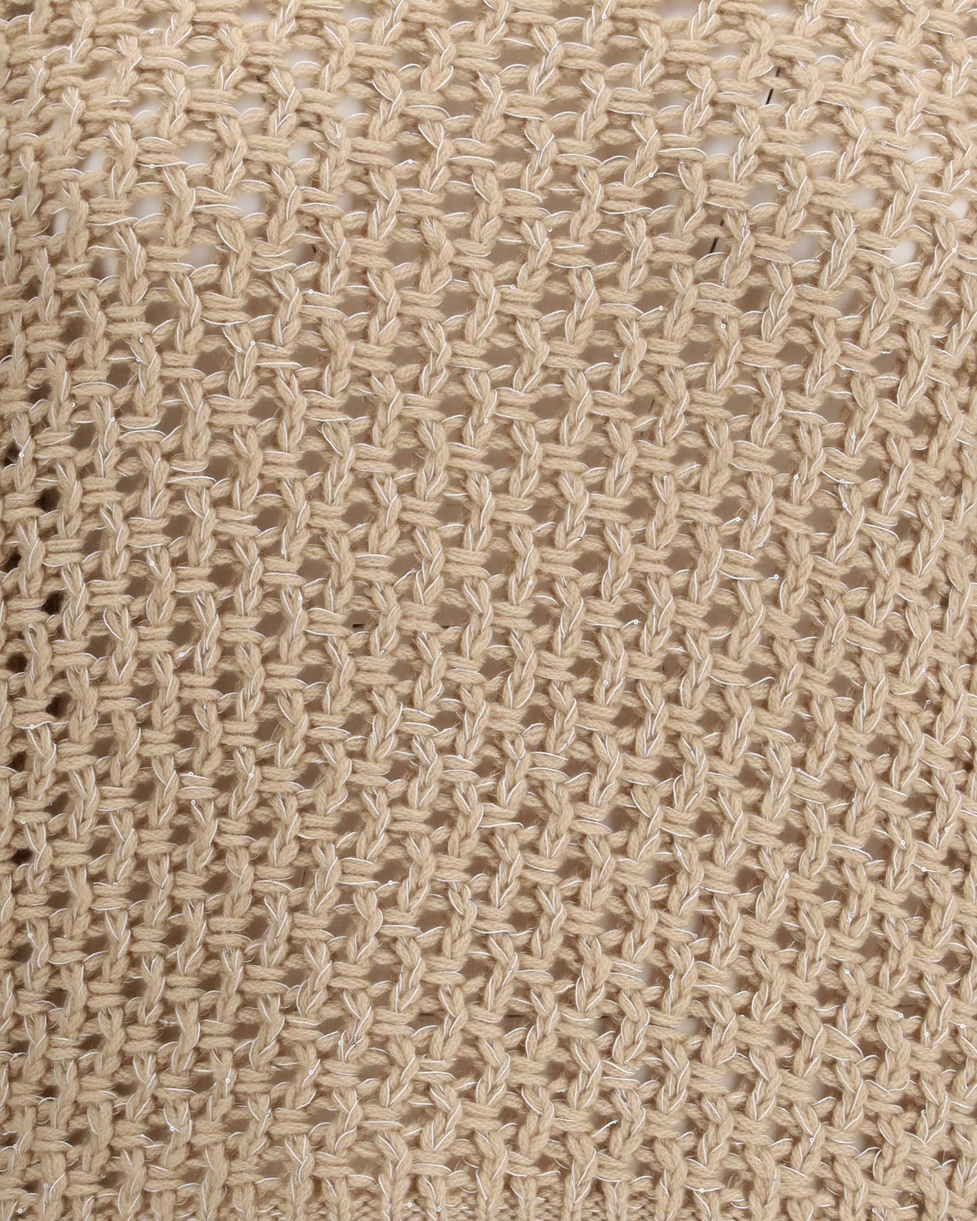 Fabiana Filippi Jumper Crafted From Platinum Yarn With Micro Sequins