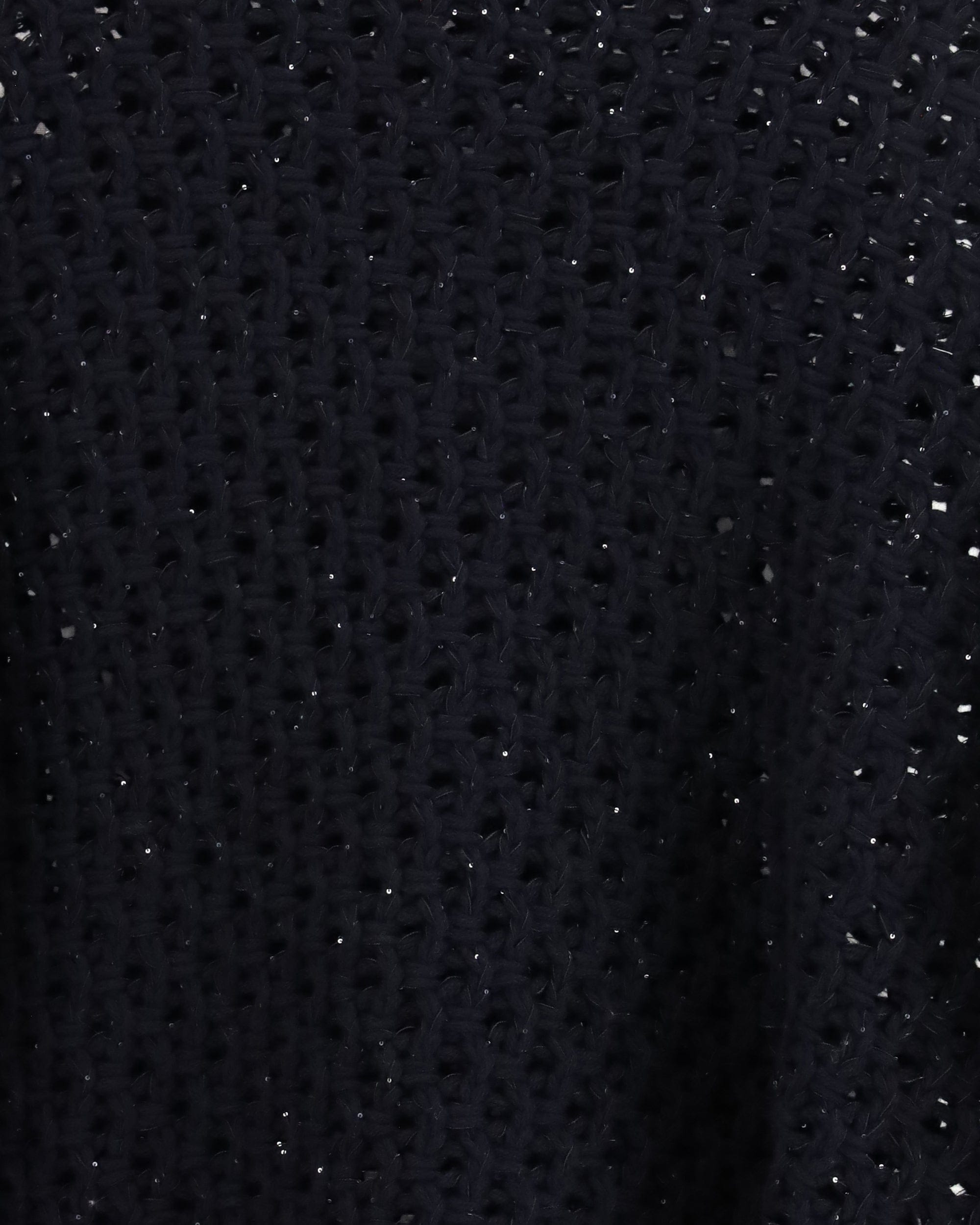 Fabiana Filippi Jumper In Platinum Yarn With Micro Sequins