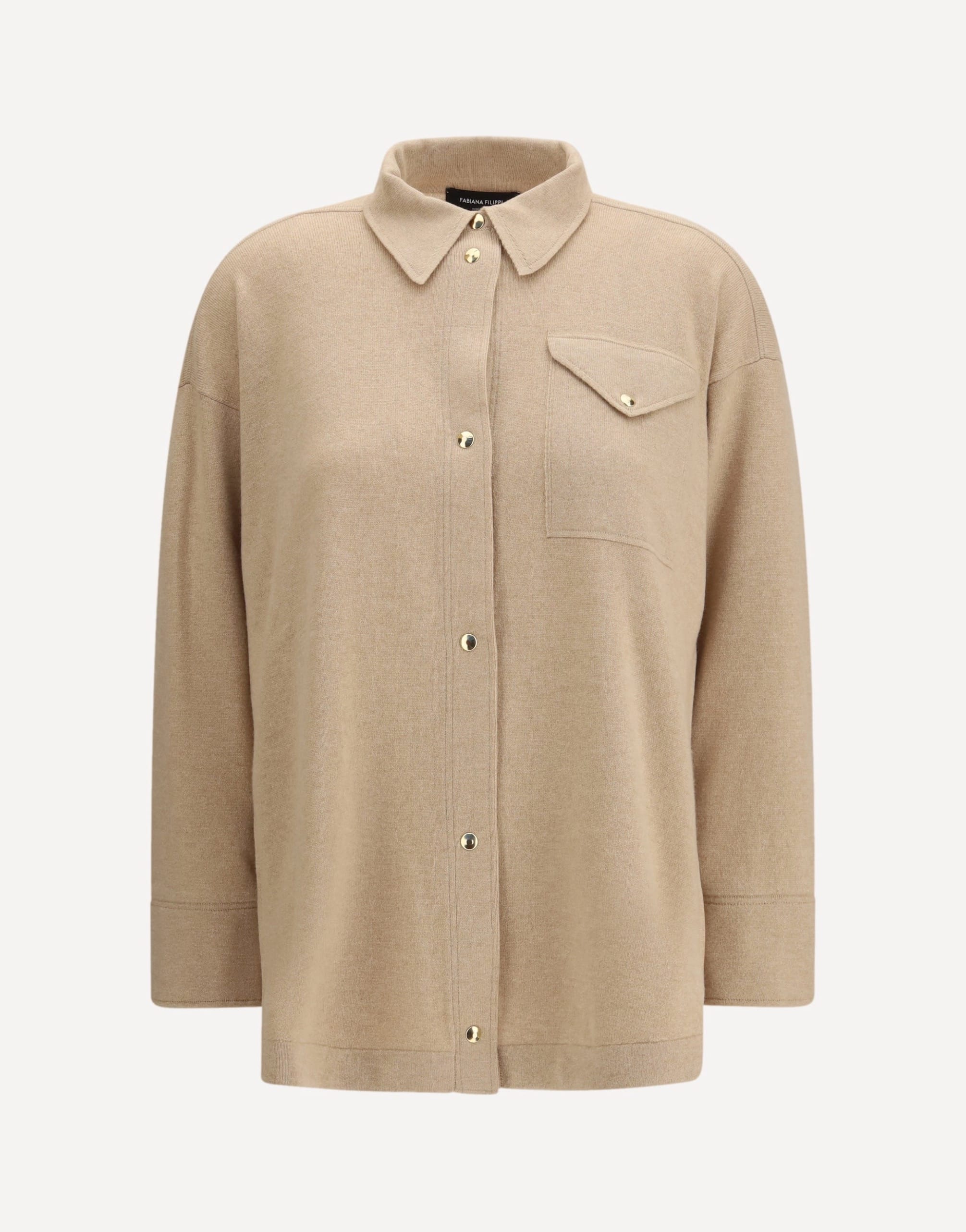 Fabiana Filippi Knit Shirt With Patch Pocket