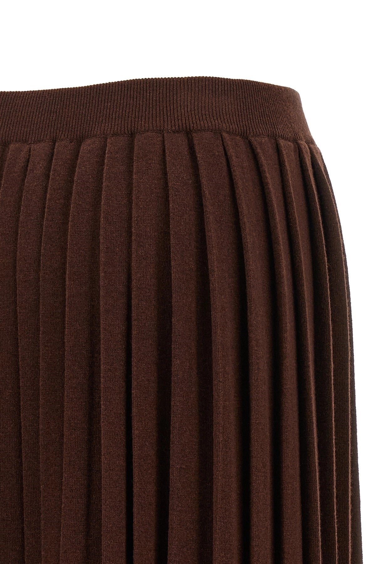 FABIANA FILIPPI カシミア100%スカート Fabiana Filippi Knitted Pleated Skirt | Sendegaro BE