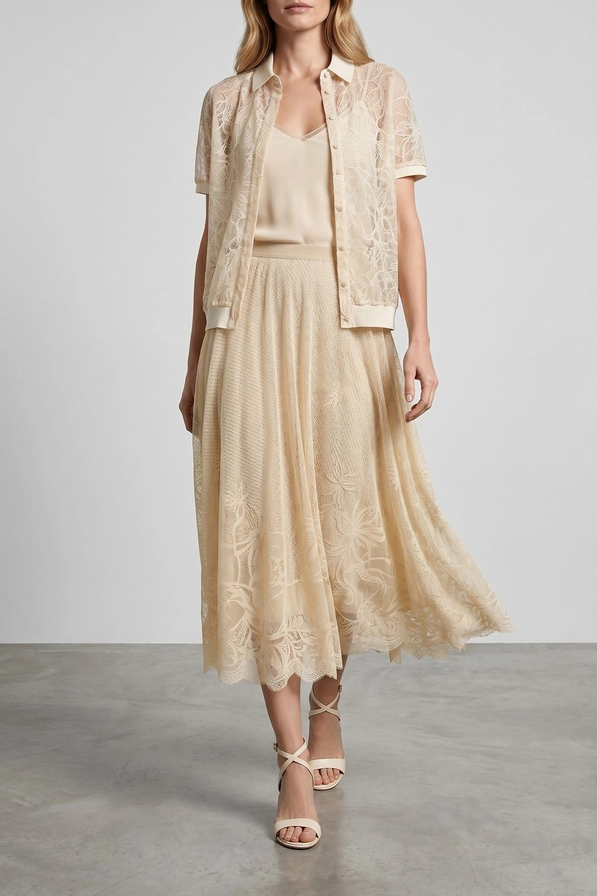 Fabiana Filippi Organza Lace Cardigan - alternate view