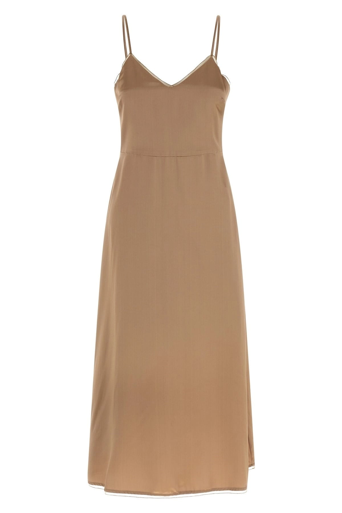 Fabiana Filippi Fabiana Filippi Satin Midi Dress With Cape