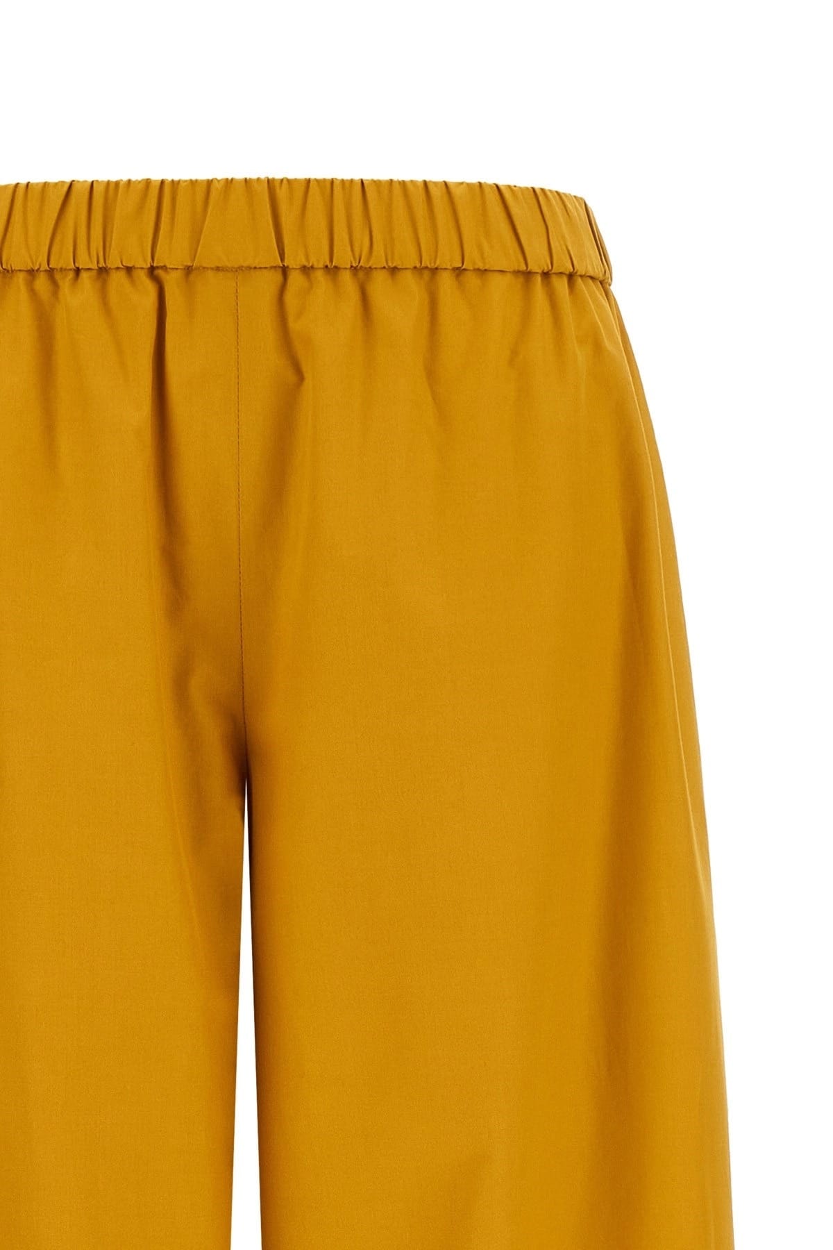 Fabiana Filippi Fabiana Filippi Yellow Wide-Leg Poplin Pants
