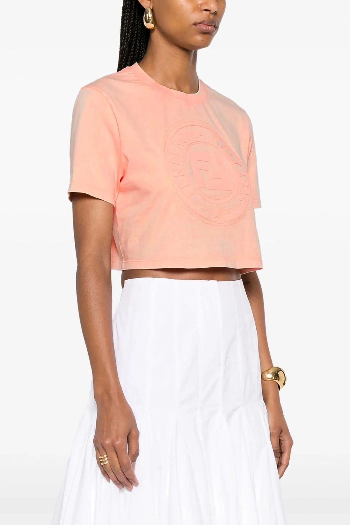 Fendi T-shirt corto 3D Roma - alternate view