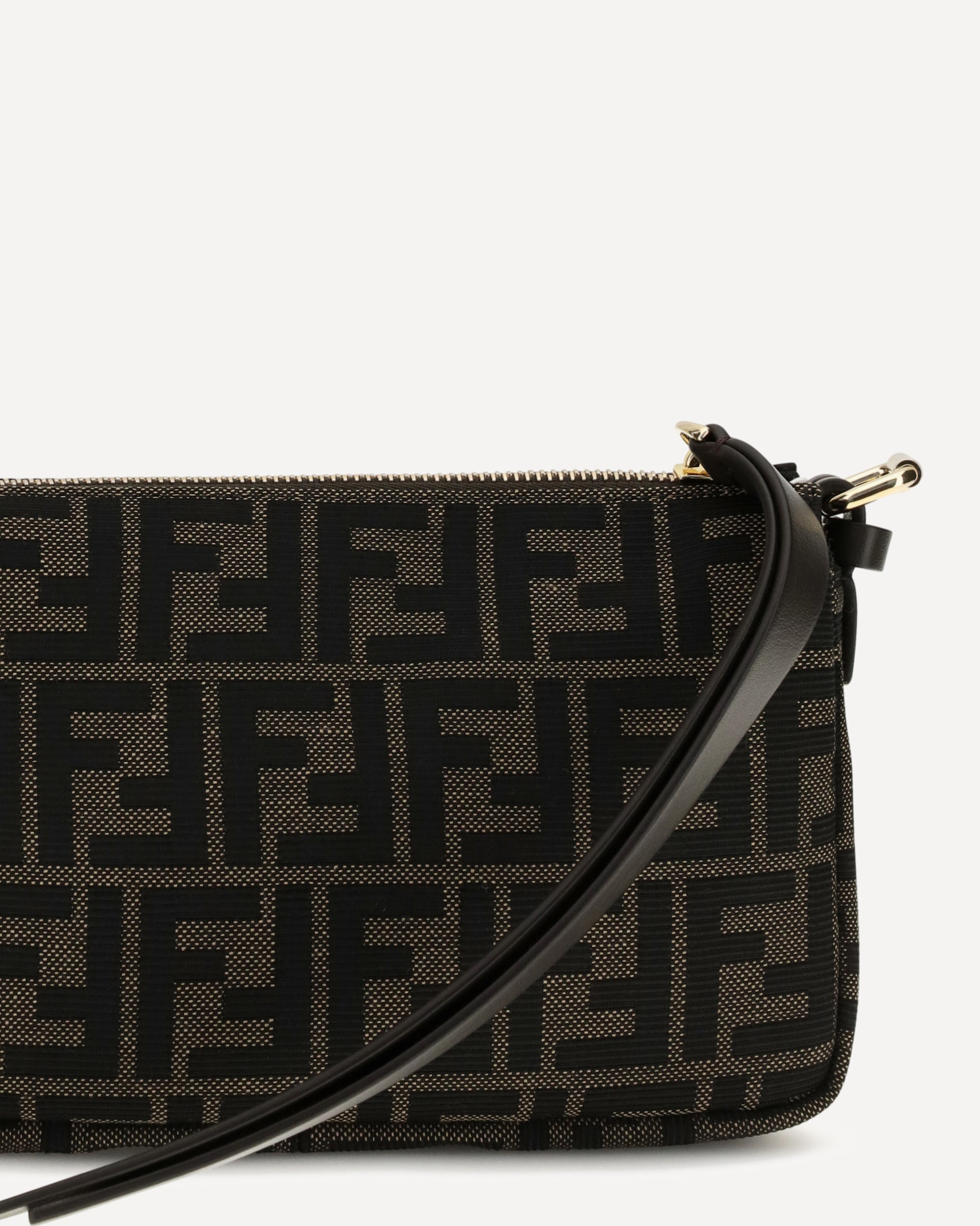 Fendi All-Over Monogram Jacquard Shoulder Bag