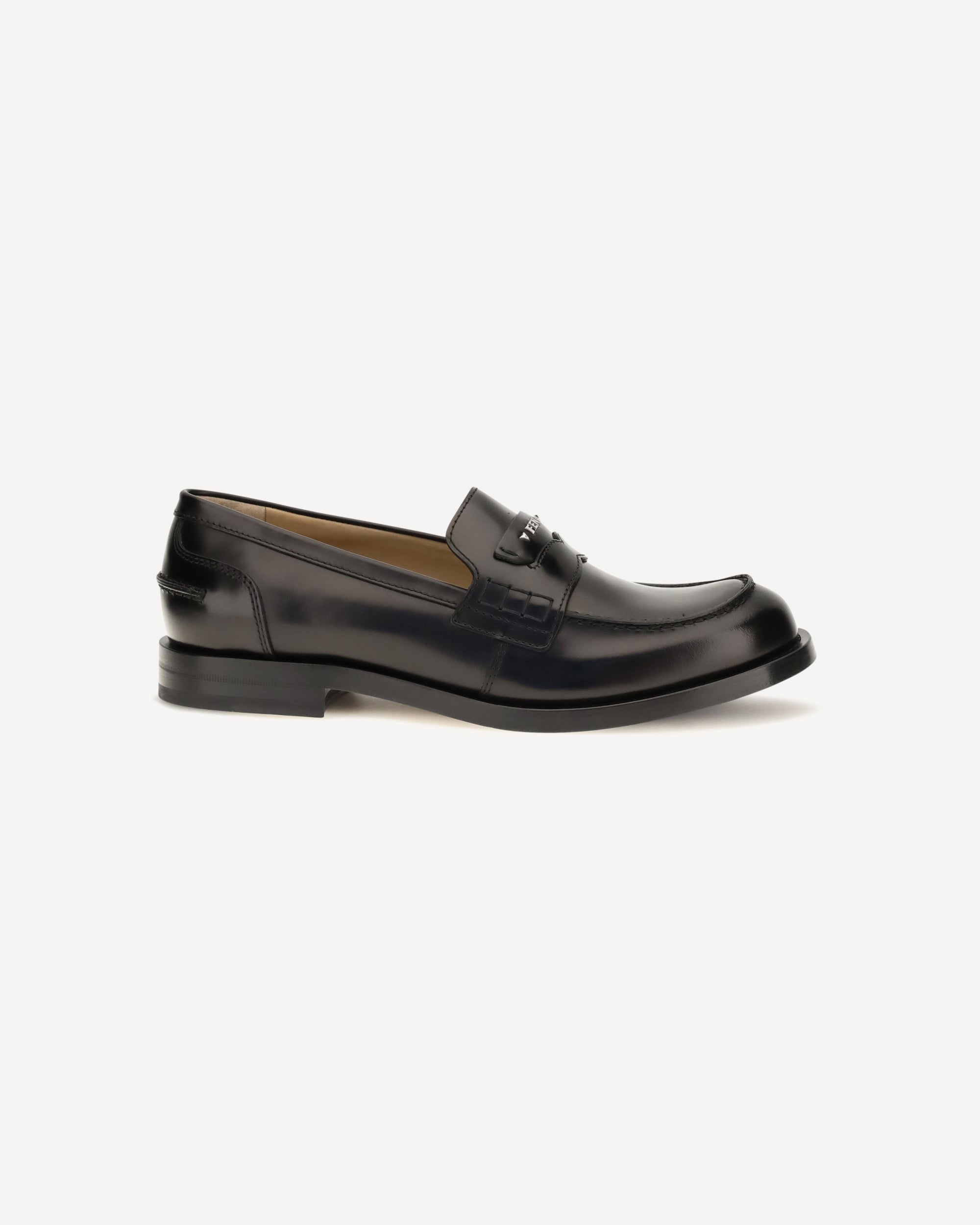Fendi Ateneo Calfskin Loafers