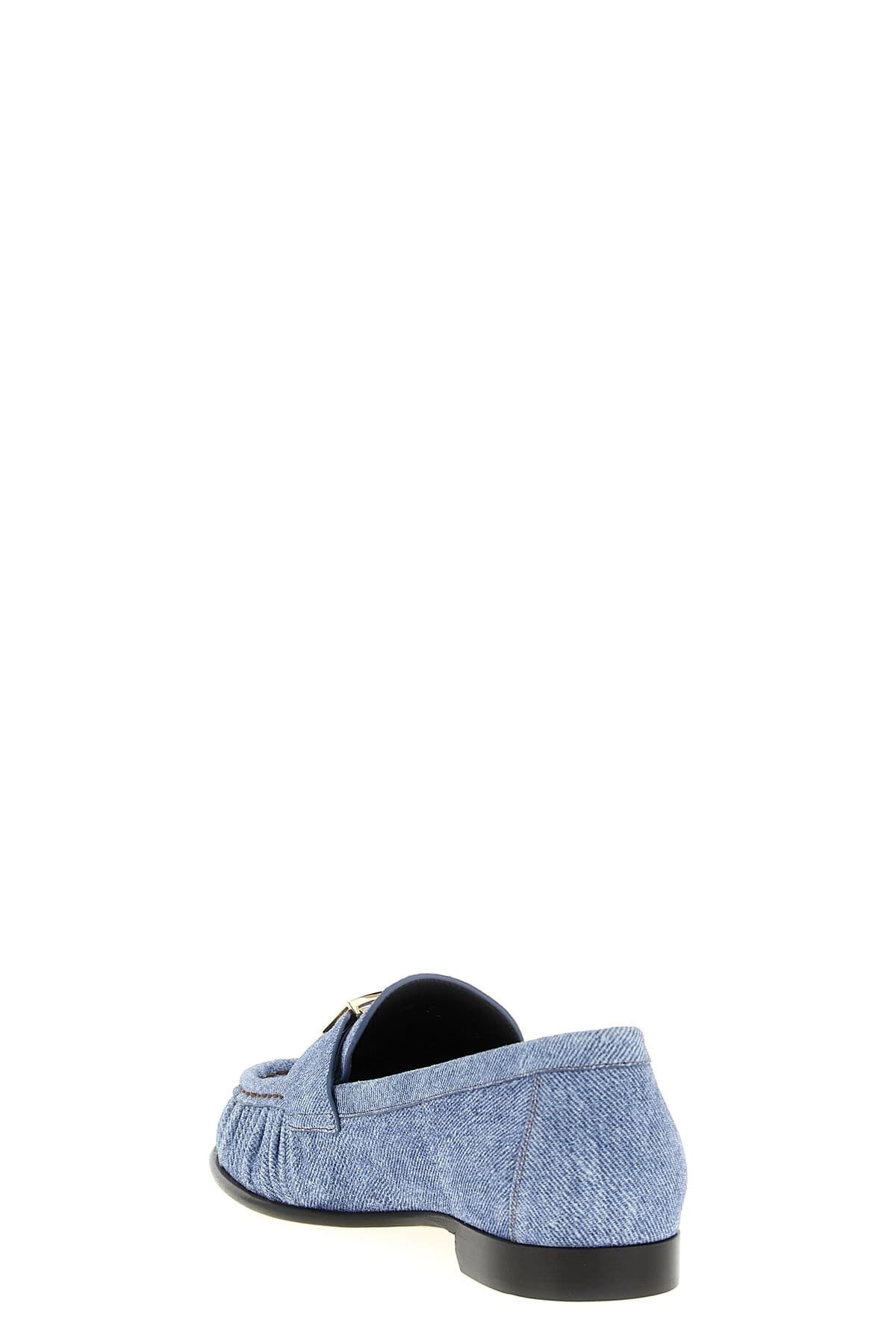 Fendi Fendi Baguette Denim Loafers