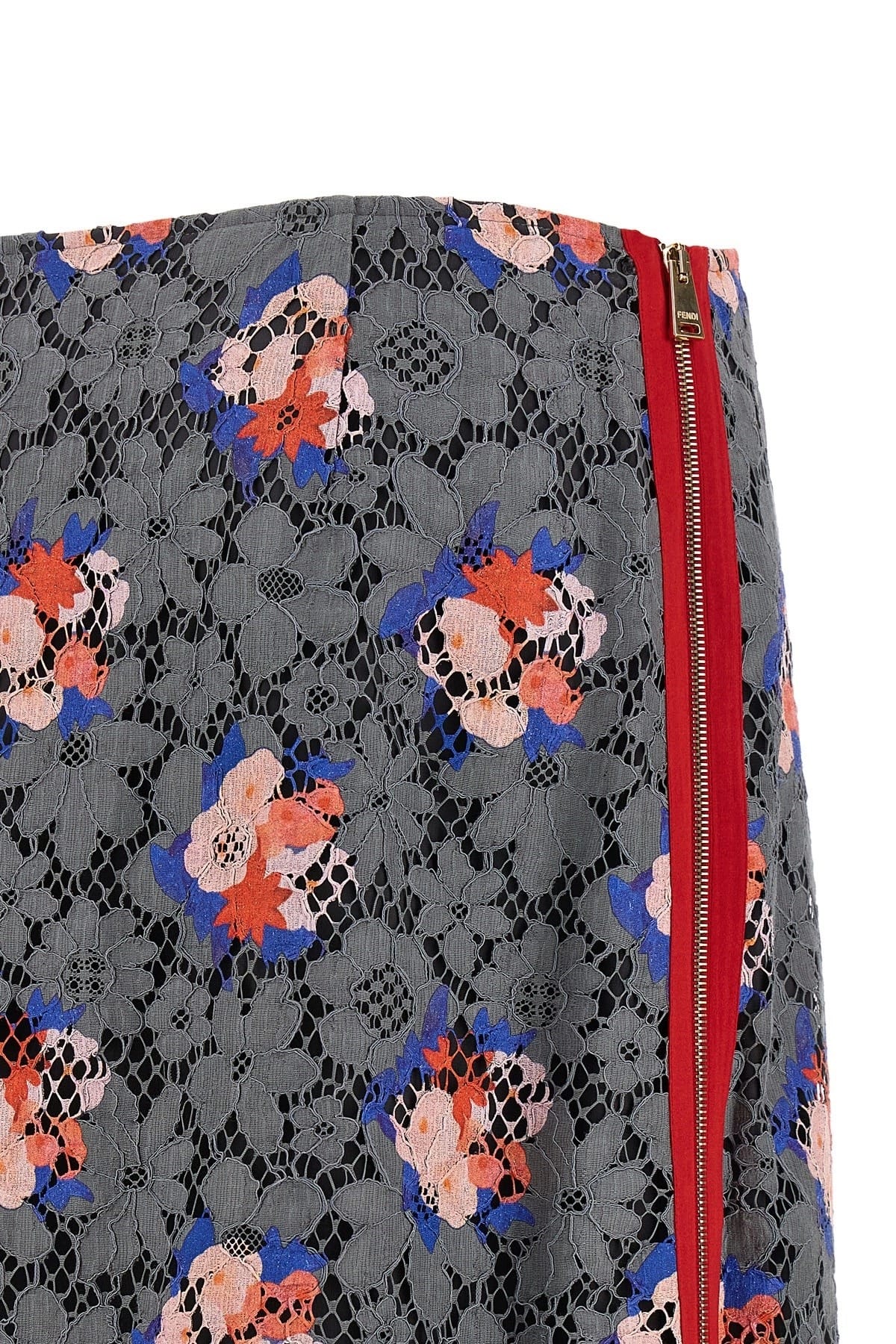 Fendi Fendi Bouquet Lace Skirt