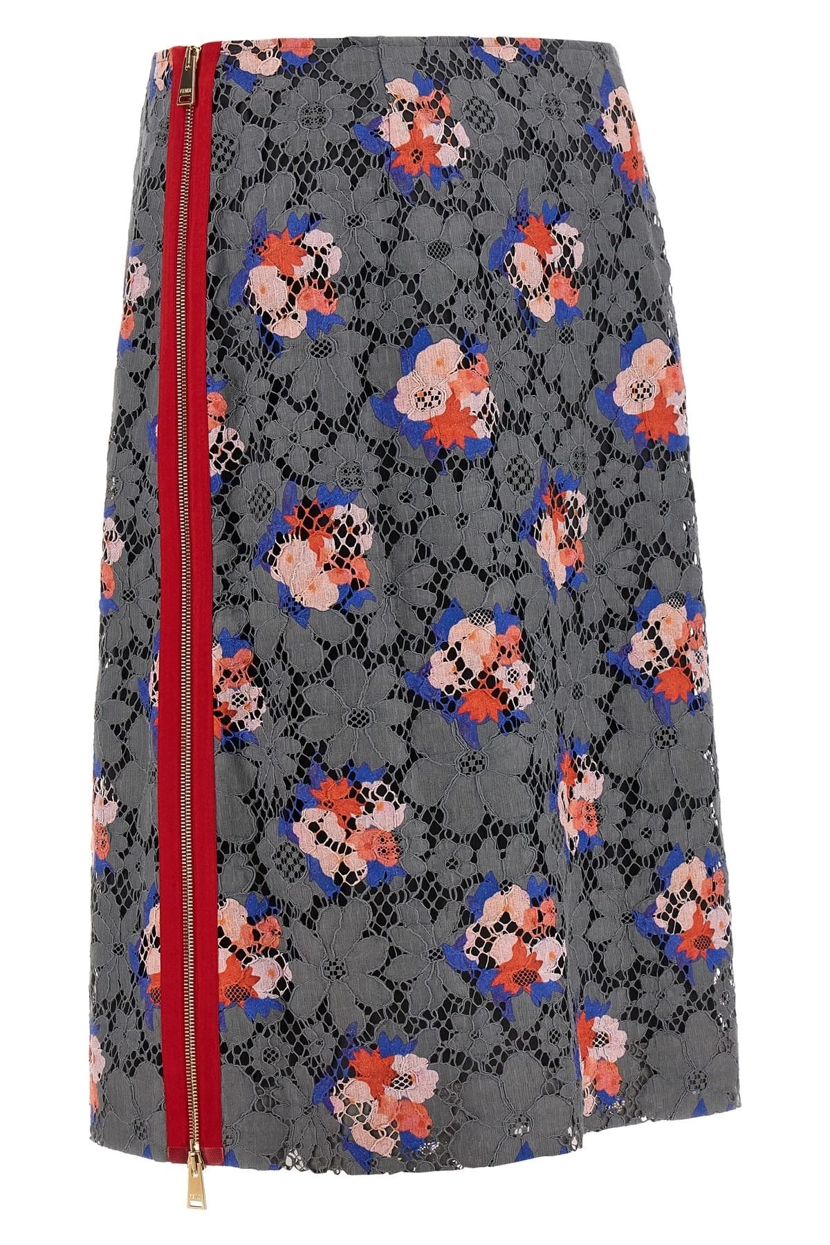 Fendi Fendi Bouquet Lace Skirt