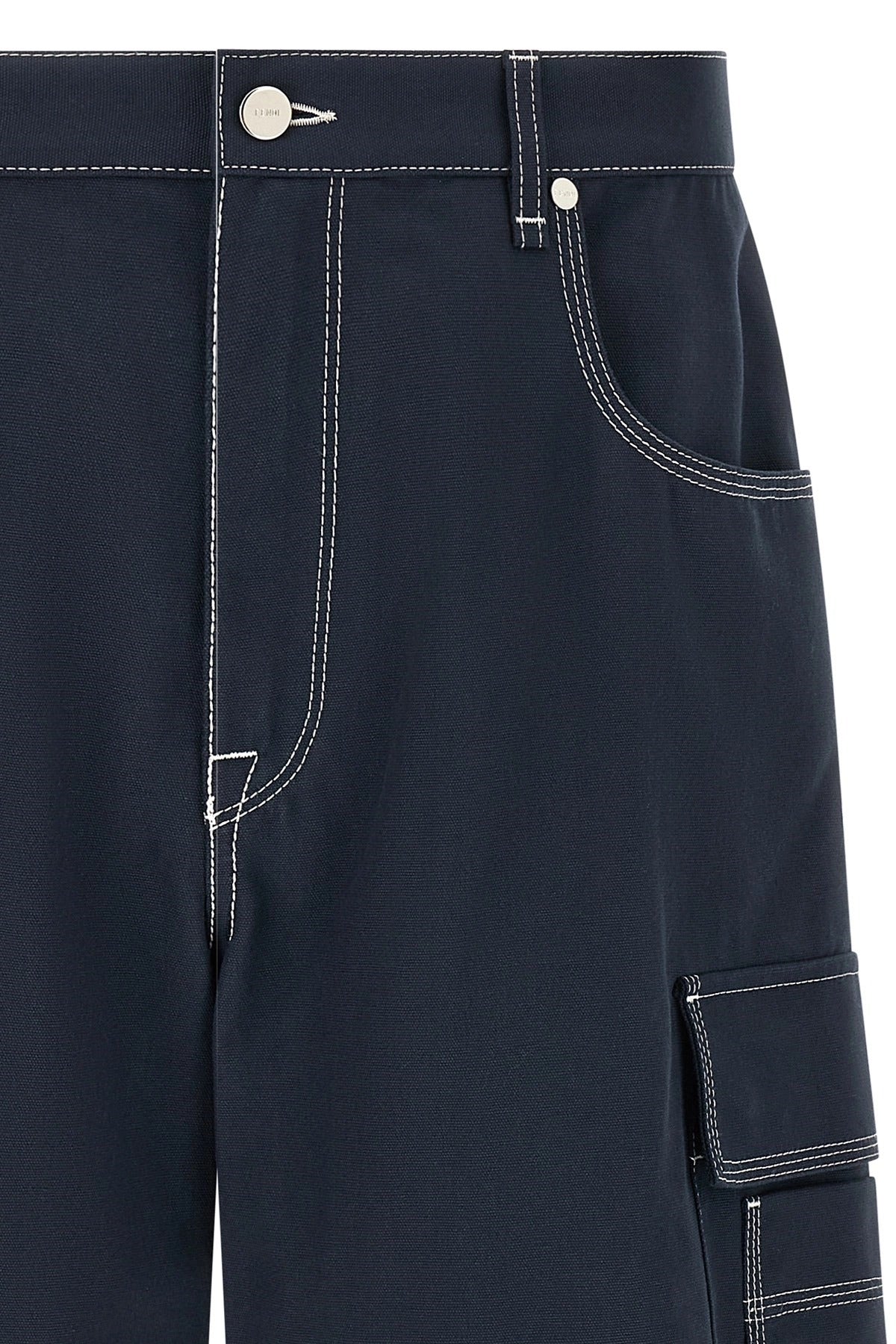 Fendi Cargo Canvas Bermuda Shorts