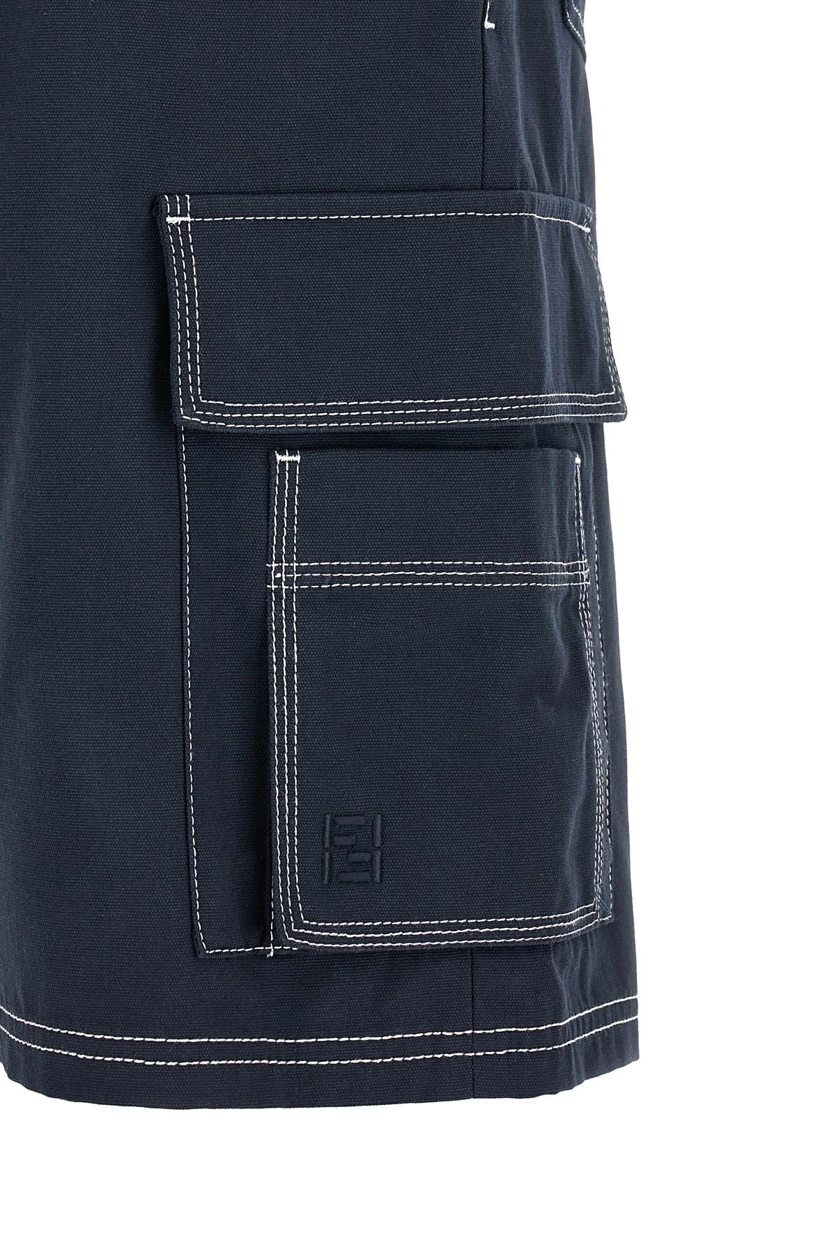 Fendi Cargo Canvas Bermuda Shorts