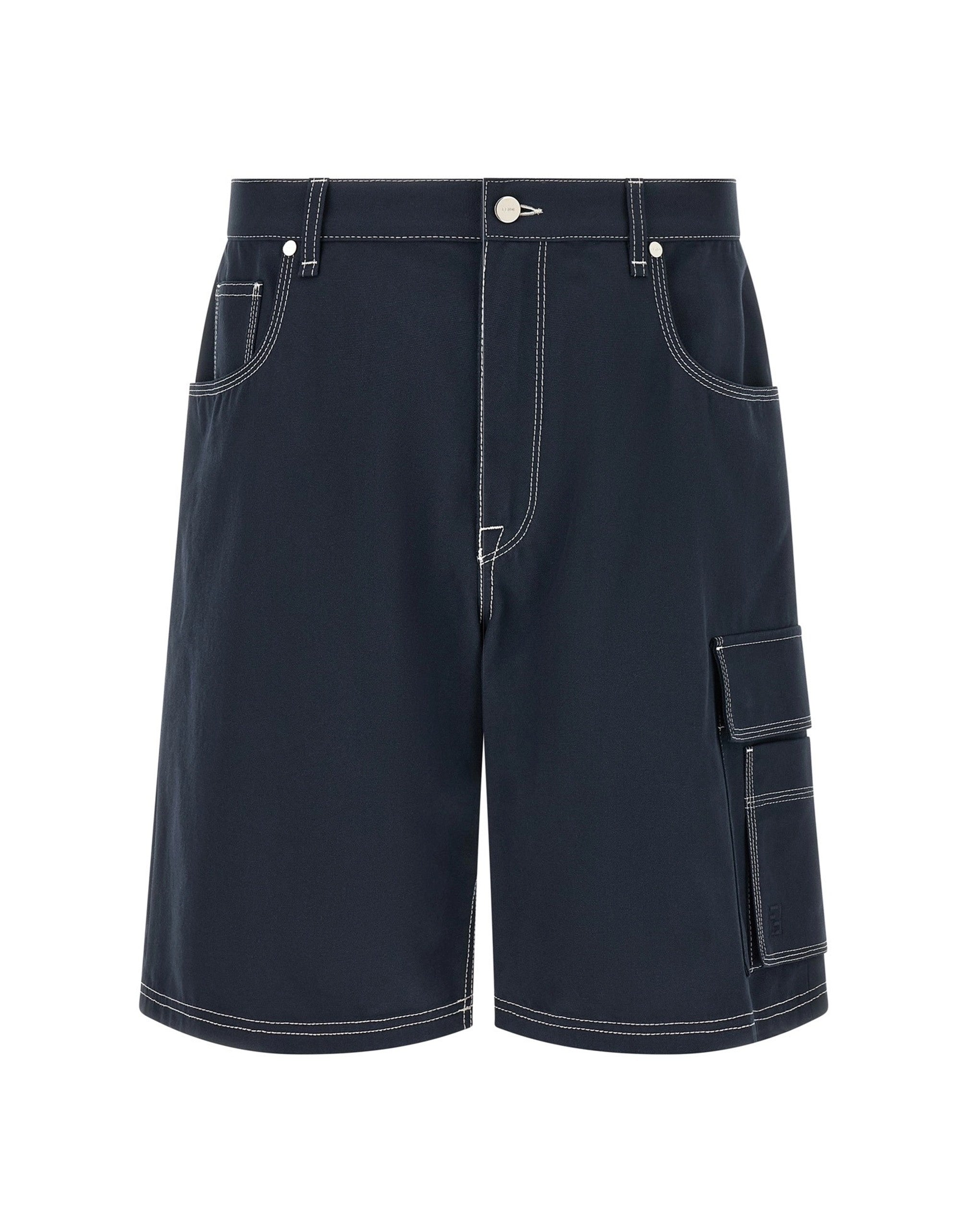 Fendi Cargo Canvas Bermuda Shorts