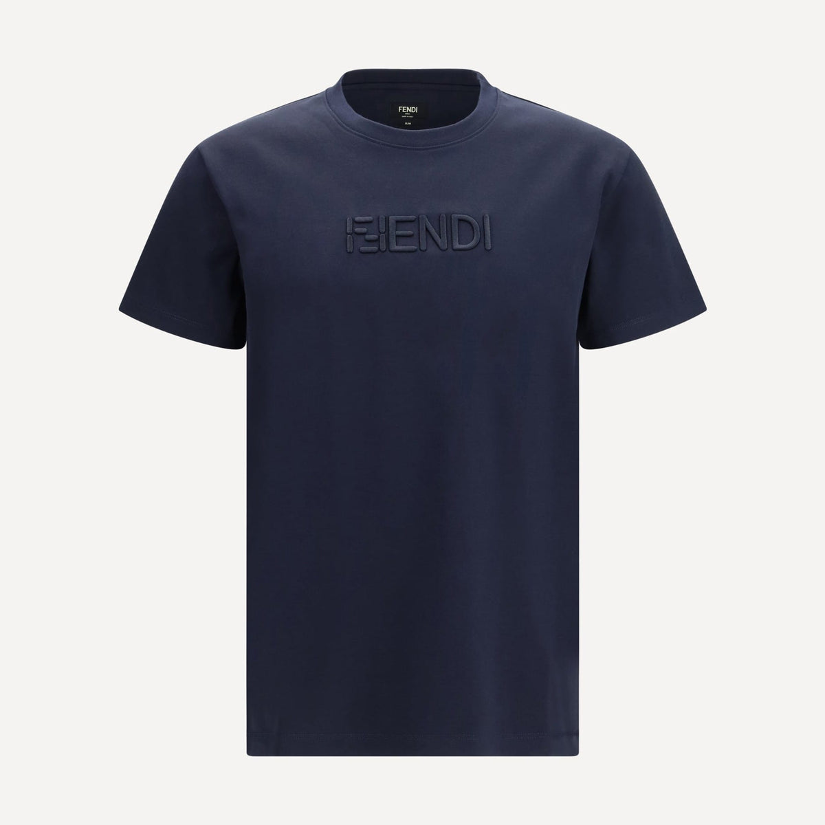 Fendi Cotton T-Shirt With Embroidered Logo | Sendegaro ZA