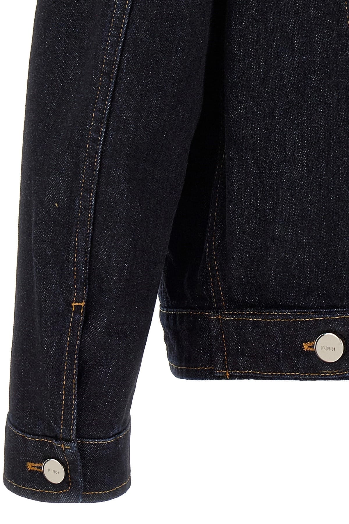 Fendi Fendi Crest Denim Jacket