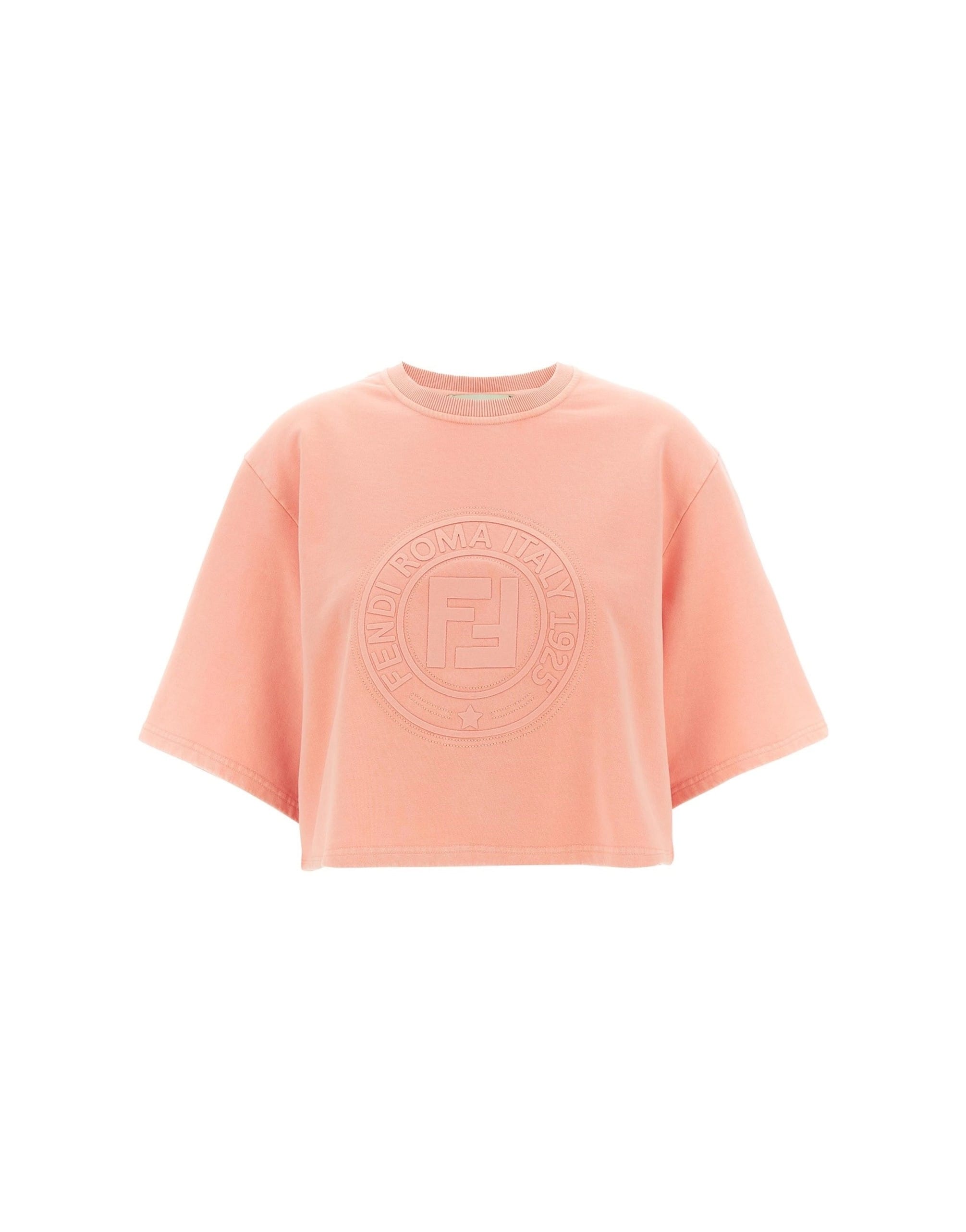 Fendi Fendi Cropped 3D Roma Sweatshirt