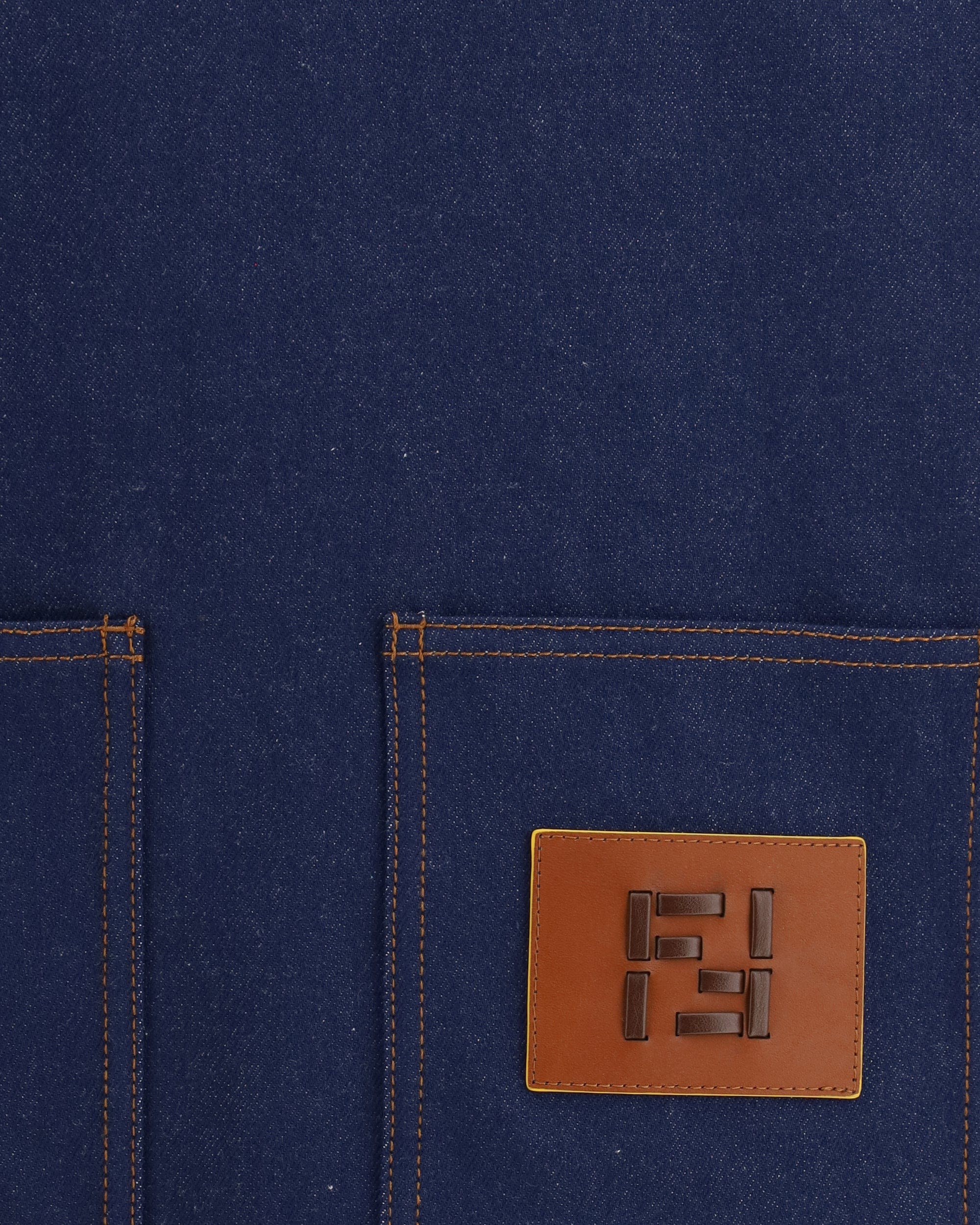 Fendi FFモチーフ付きクロップドデニムジャケット | Sendegaro JP